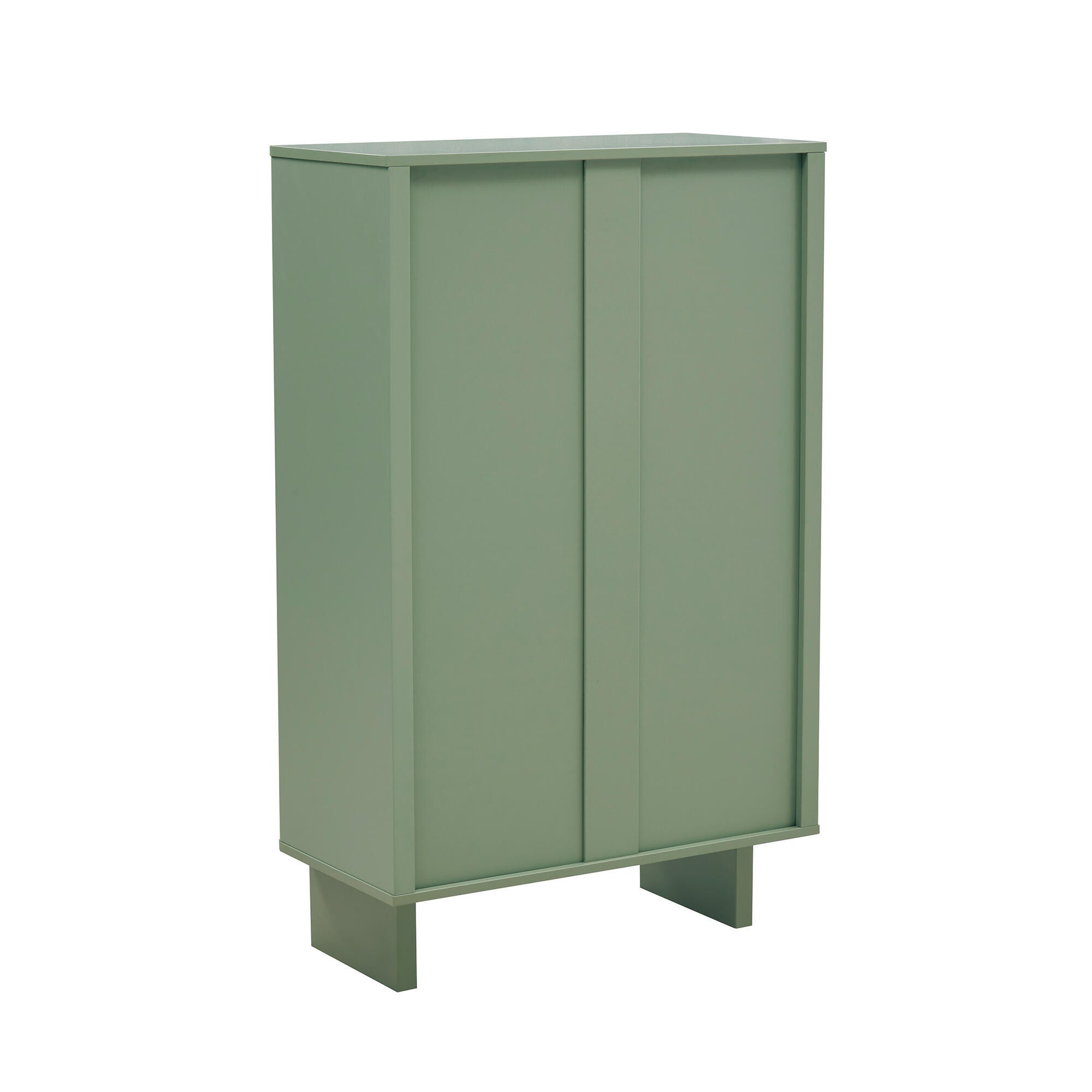 Manhattan Comfort Ella 32" Accent Cabinet, Sage Green, large