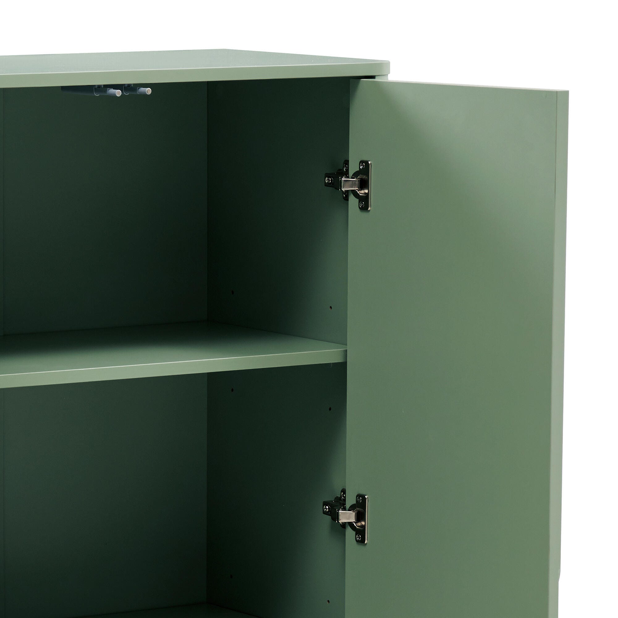 Manhattan Comfort Ella 32" Accent Cabinet, Sage Green, large
