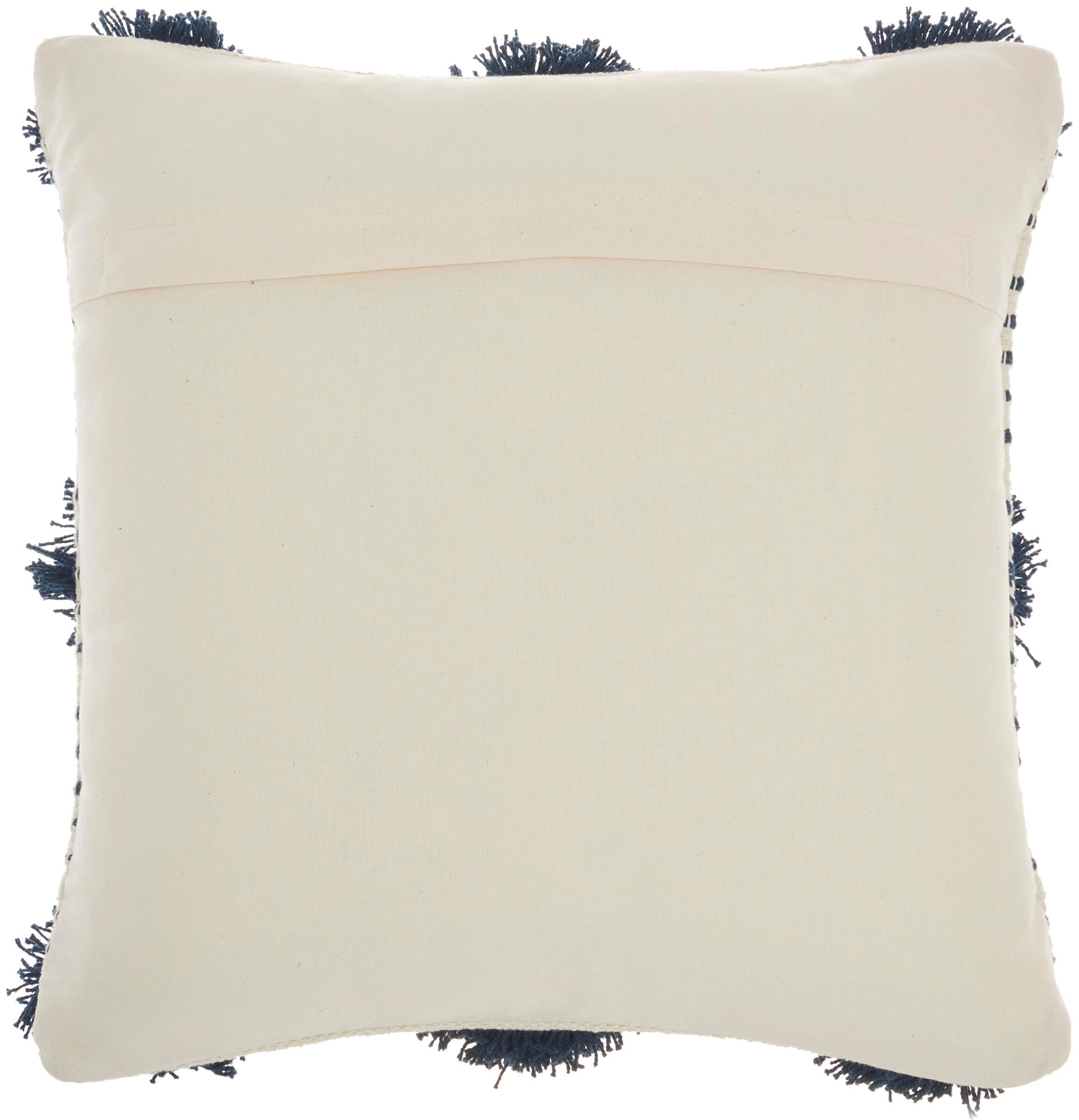 Mina Victory Tufted Pom Poms Indoor Throw Pillow, , large