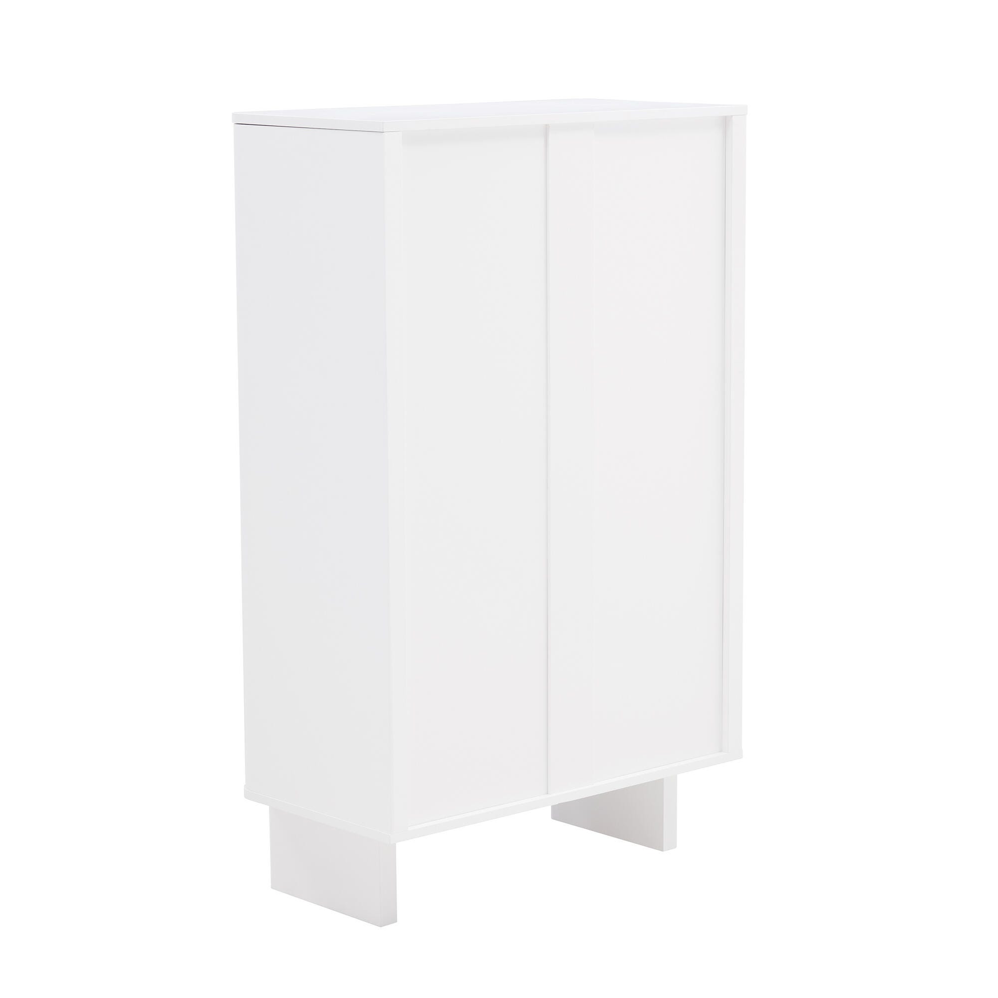 Manhattan Comfort Ella 32" Accent Cabinet, White, large