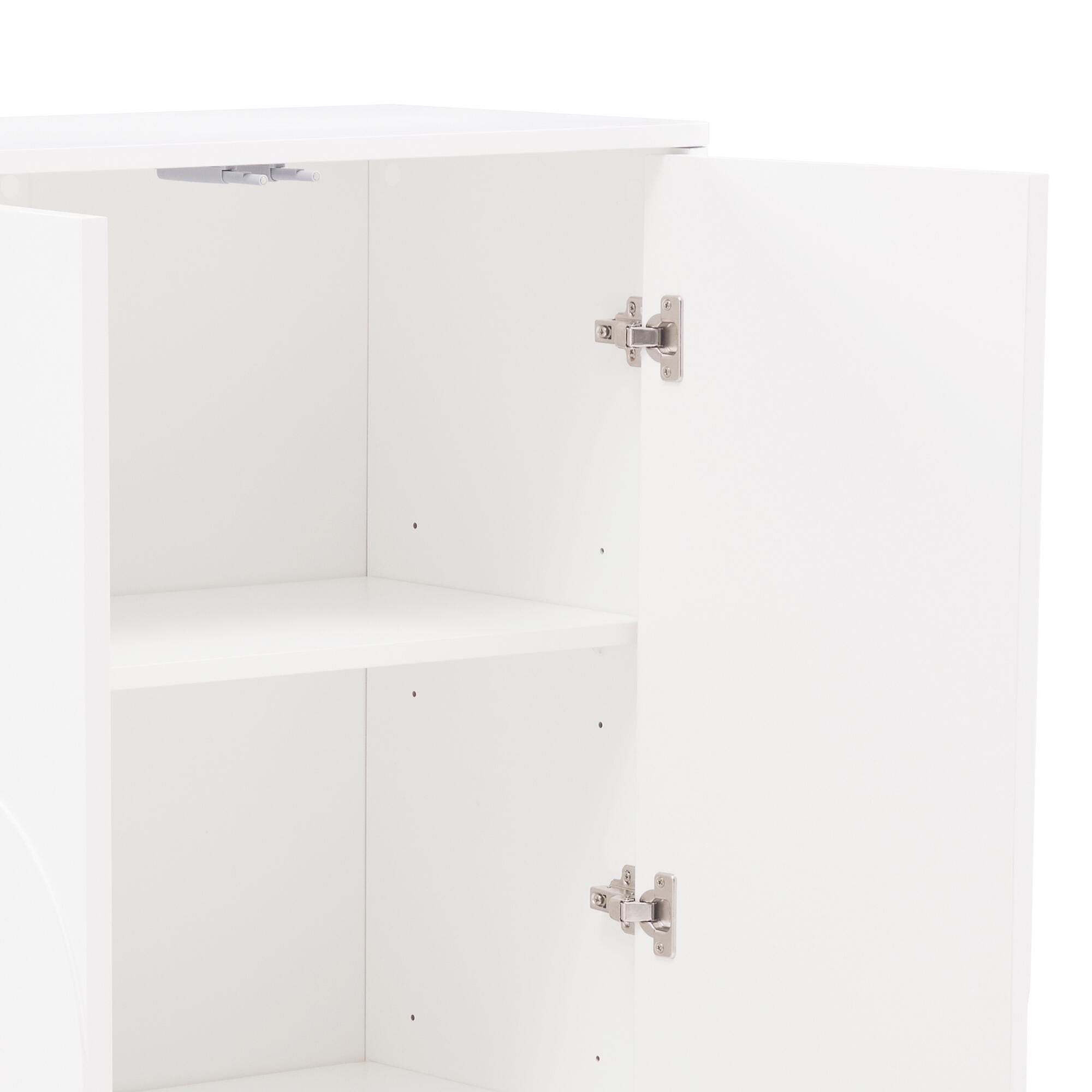 Manhattan Comfort Ella 32" Accent Cabinet, White, large