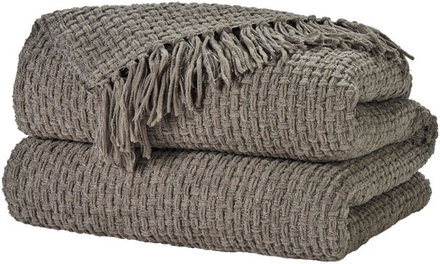 Mina Victory Woven Chenille Indoor Throw Blanket