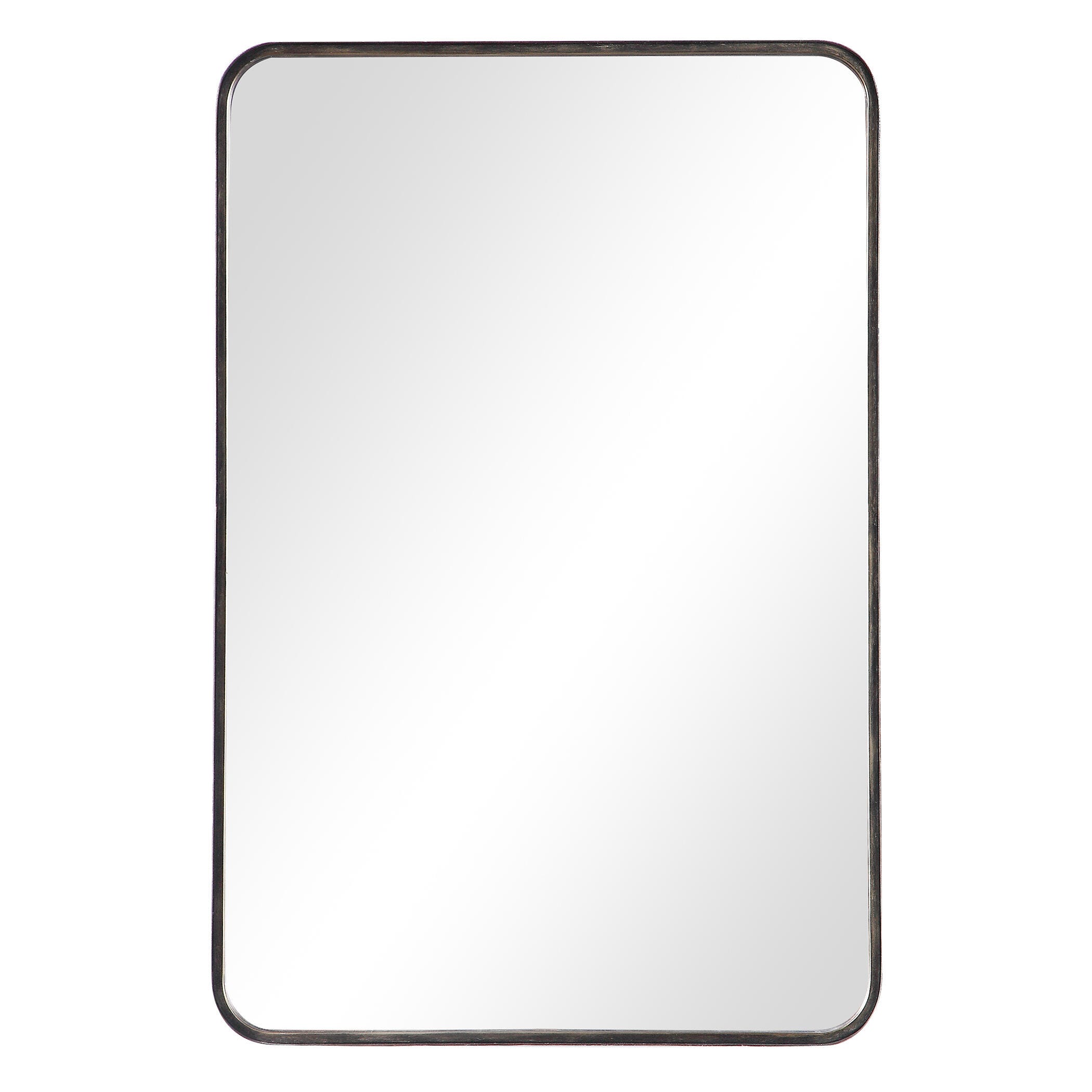 Salt & Light Modern Vanity Mirror, Black, large