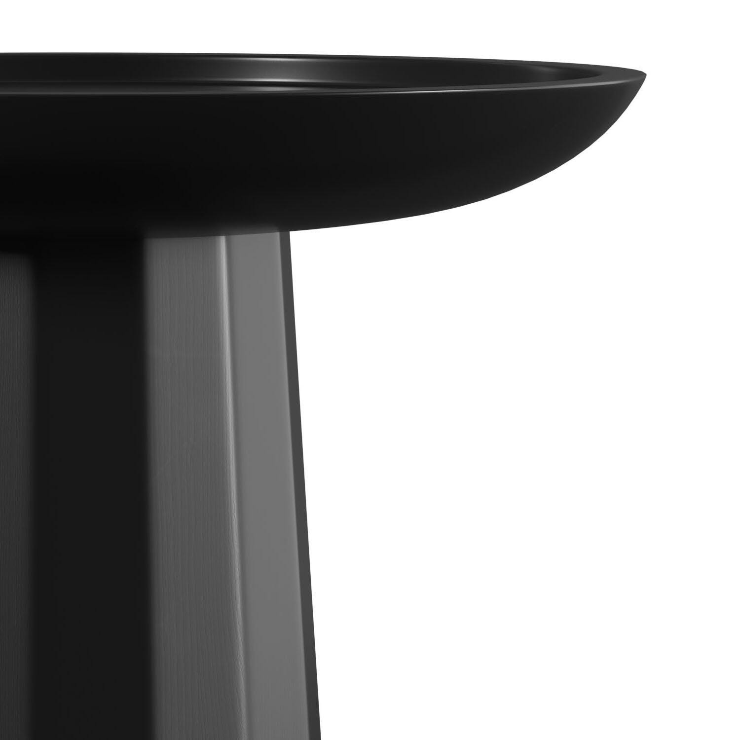 Simpli Home Dayton Accent Table, Black, large