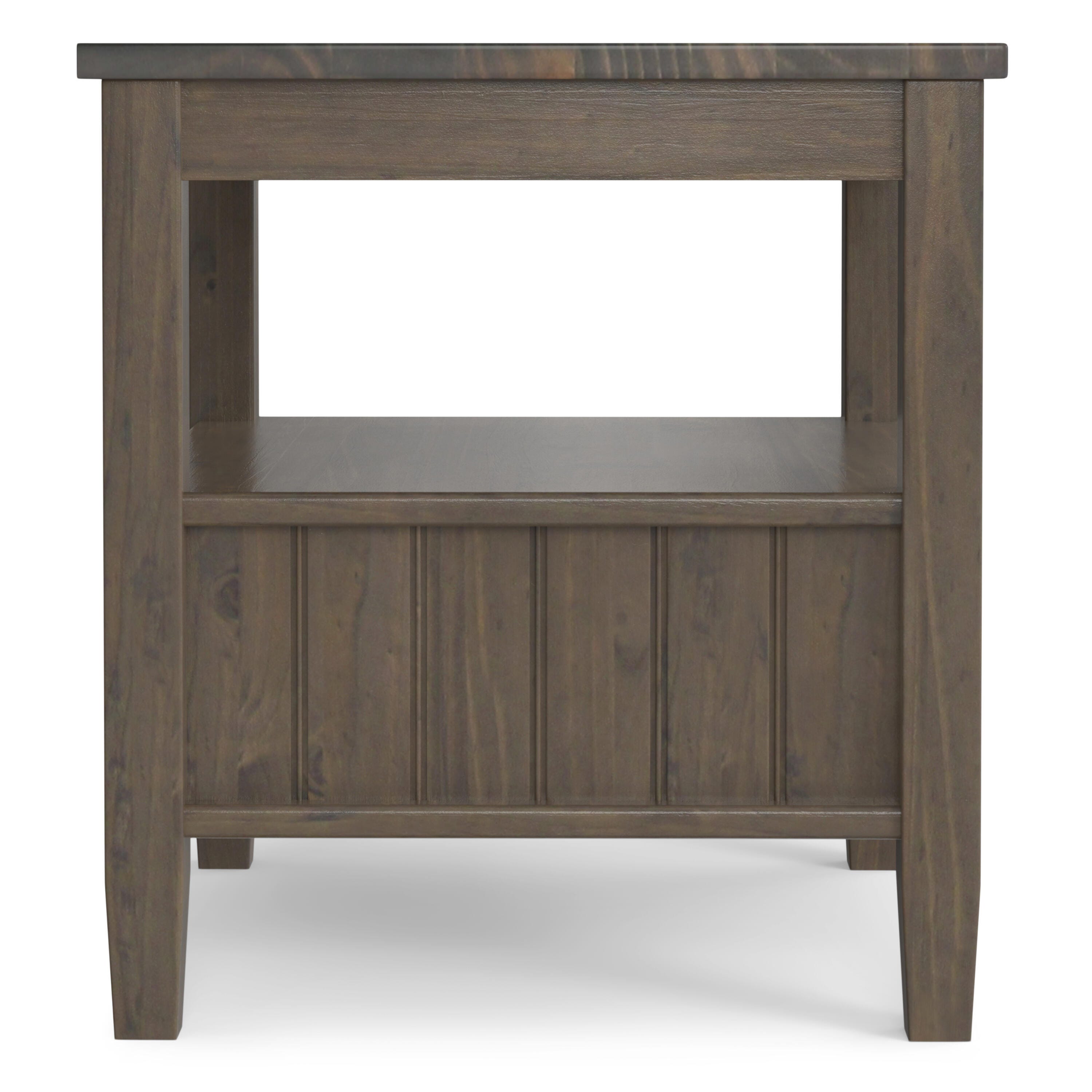 Simpli Home Lev End Table with Bottom Drawer, , large