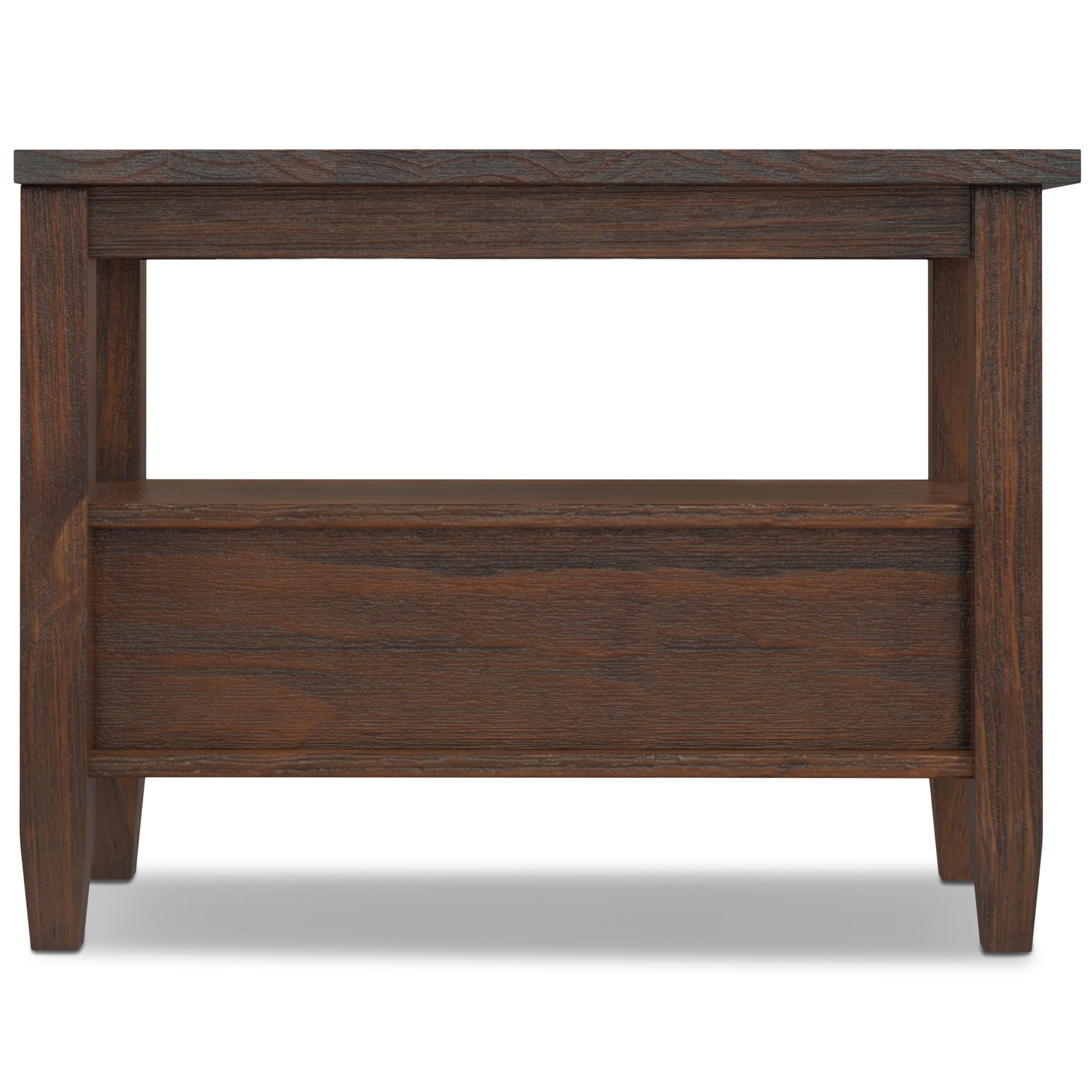 Simpli Home Warm Shaker Narrow Side Table, , large