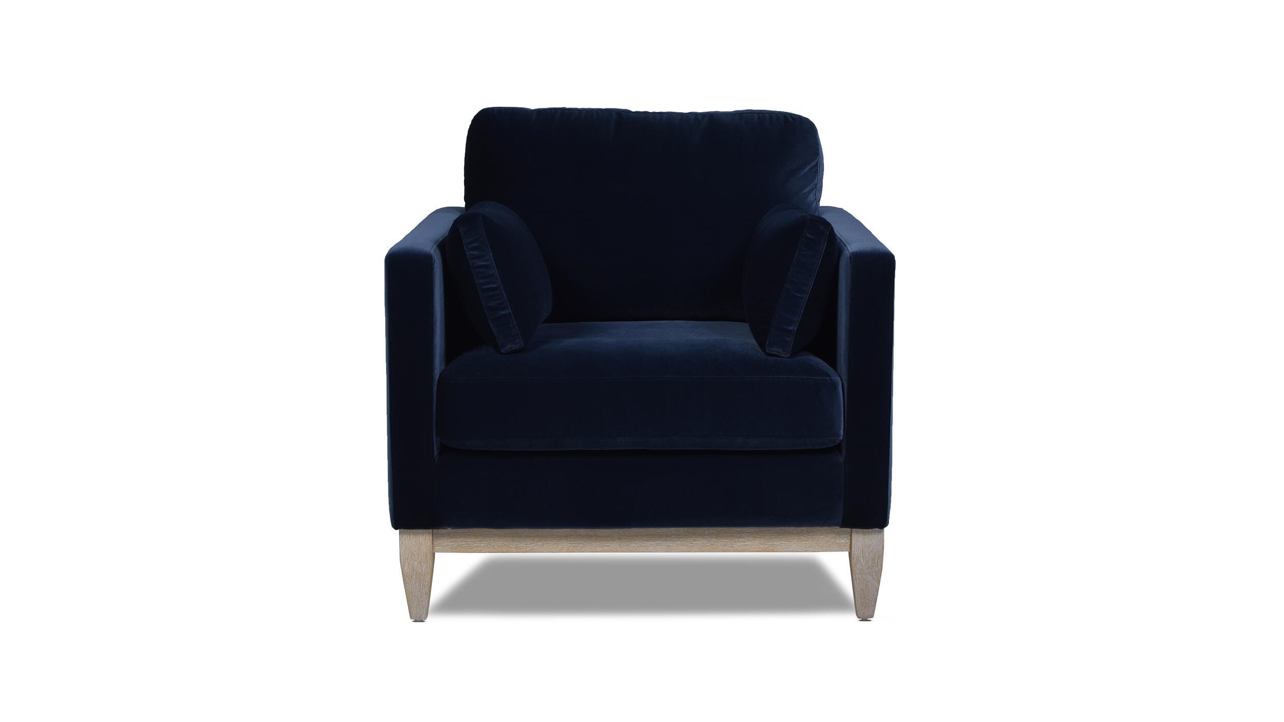 Jennifer Taylor Home Knox Arm Chair, Dark Navy Blue, large