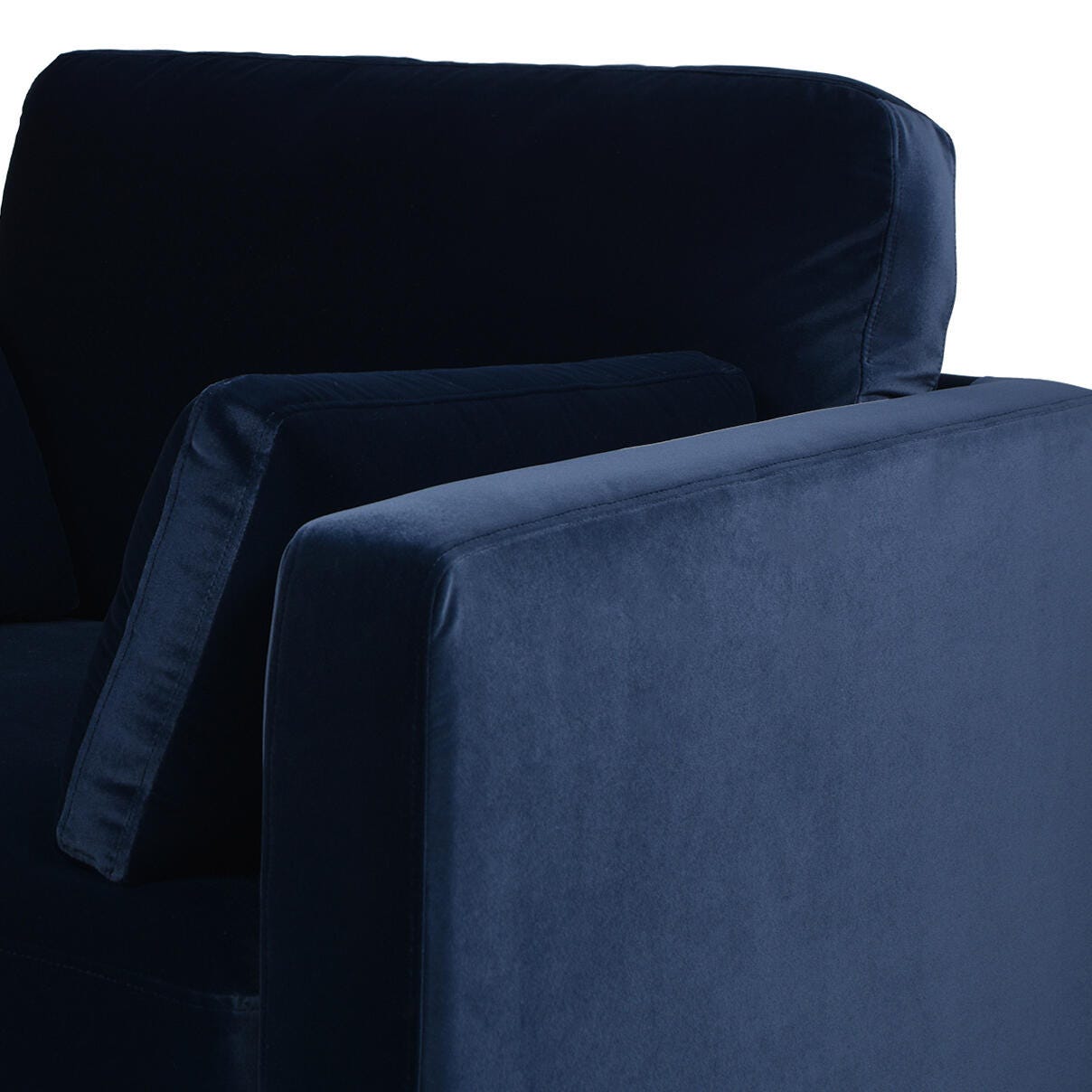 Jennifer Taylor Home Knox Knox Arm Chair, Dark Navy Blue, large