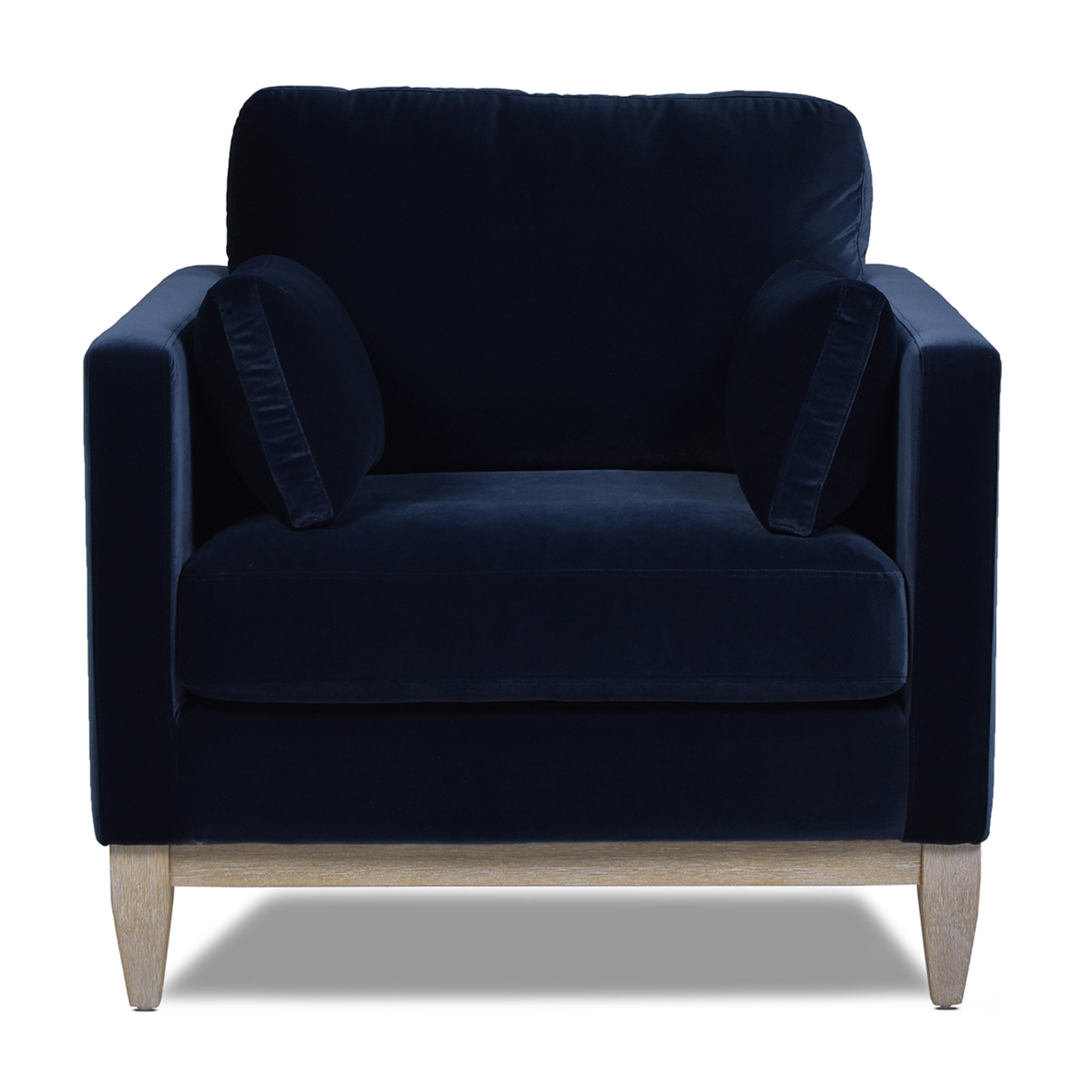 Jennifer Taylor Home Knox Knox Arm Chair, Dark Navy Blue, large