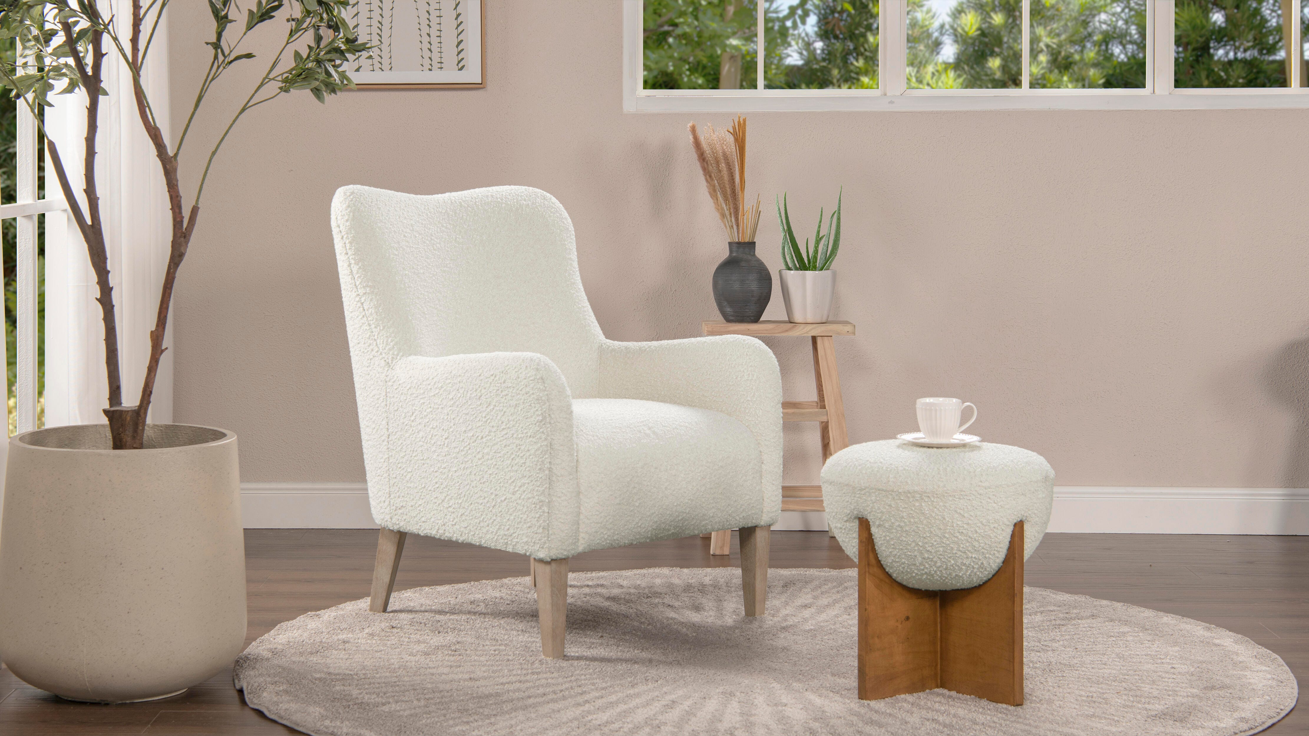 Jennifer Taylor Home Nimbus Nimbus Curved Accent Chair, , large