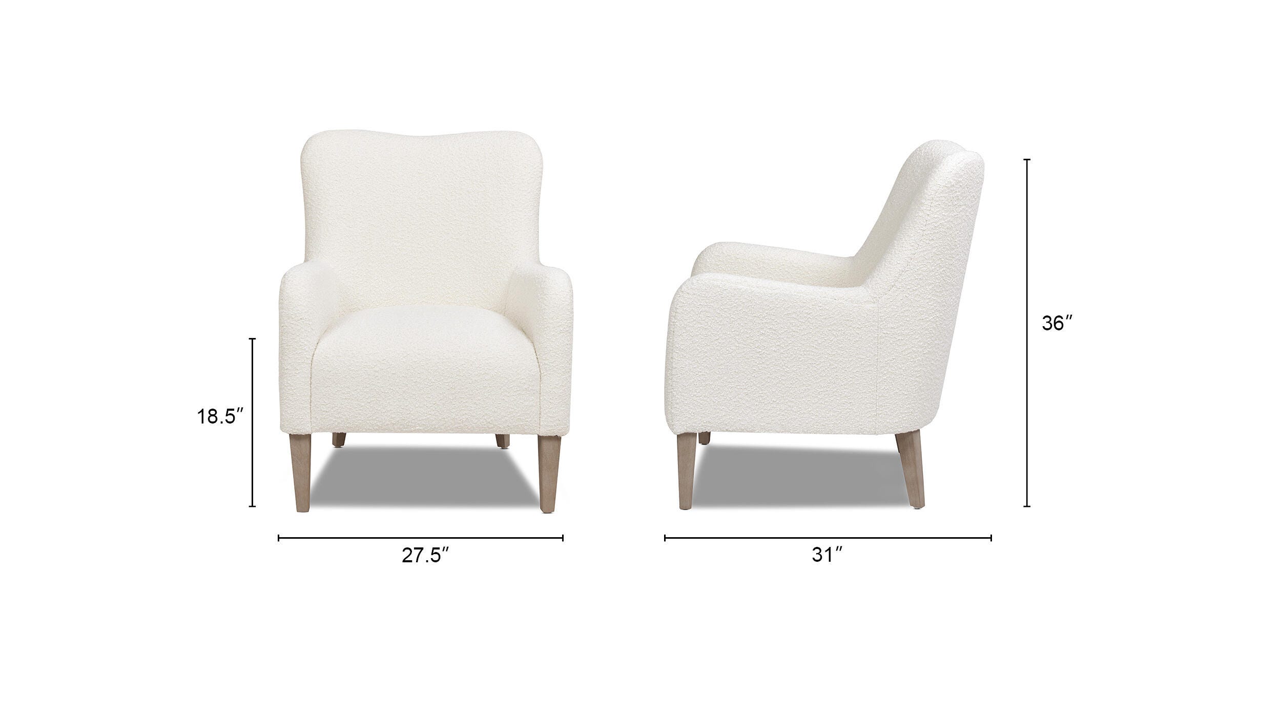 Jennifer Taylor Home Nimbus Nimbus Curved Accent Chair, , large