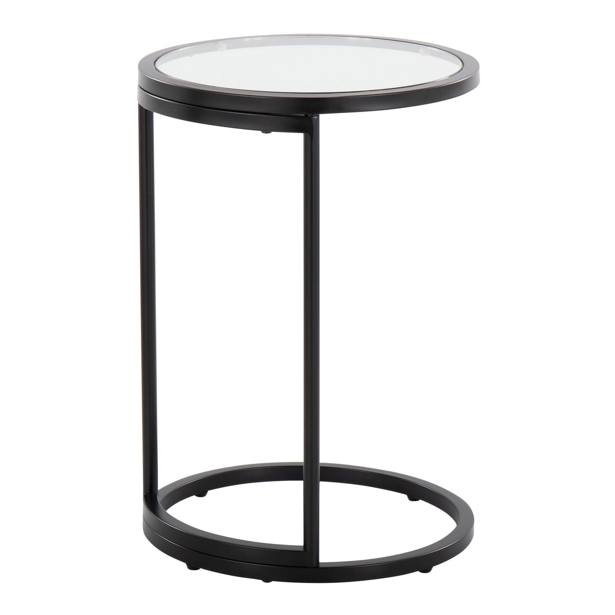 LumiSource Zenn End Table, Black, large