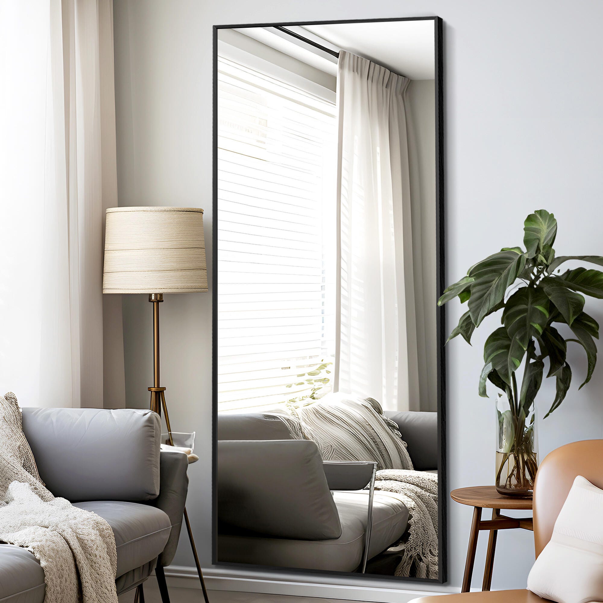 Dulcea 24" x 71" Floor Mirror, , rollover