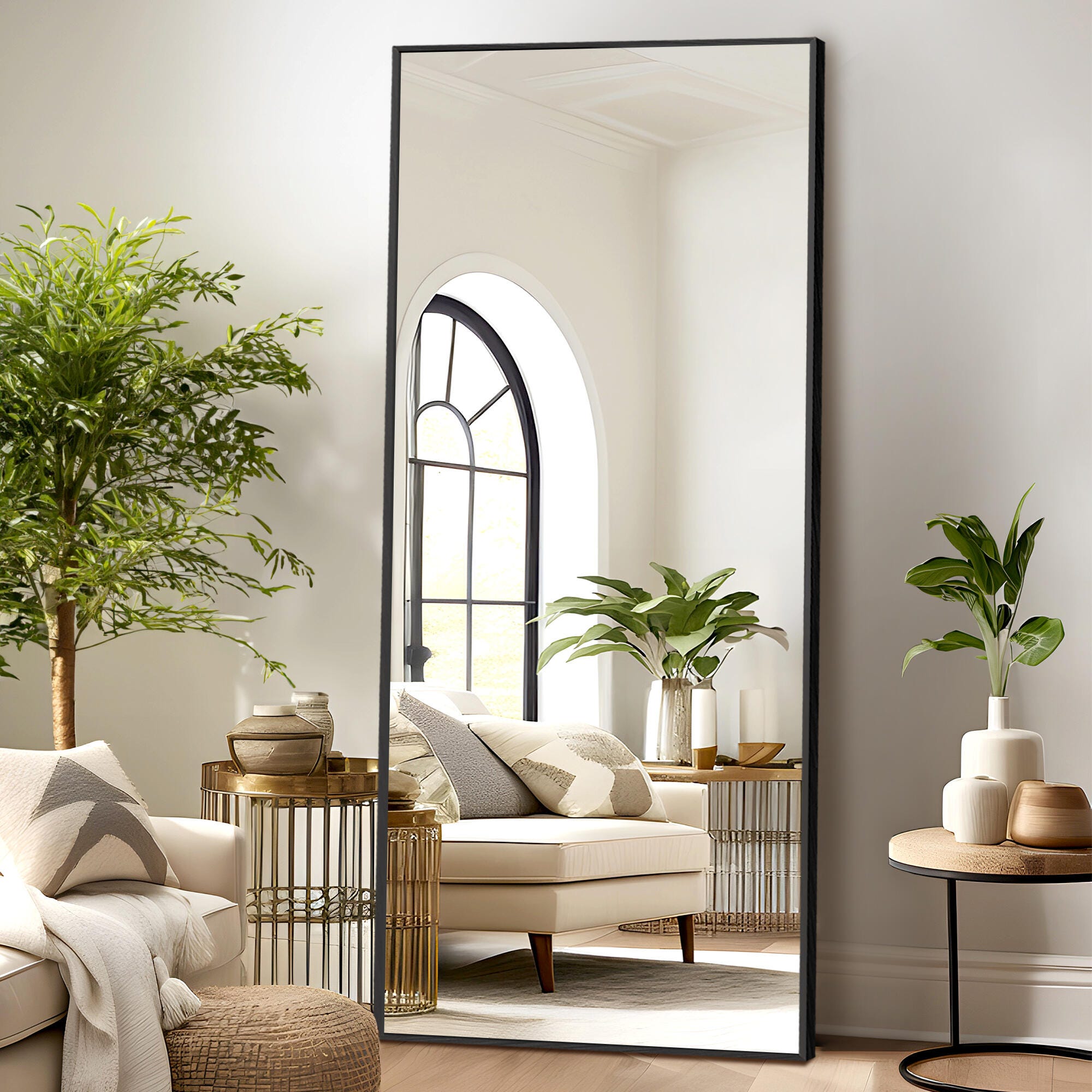 Dulcea 24" x 71" Floor Mirror, , large