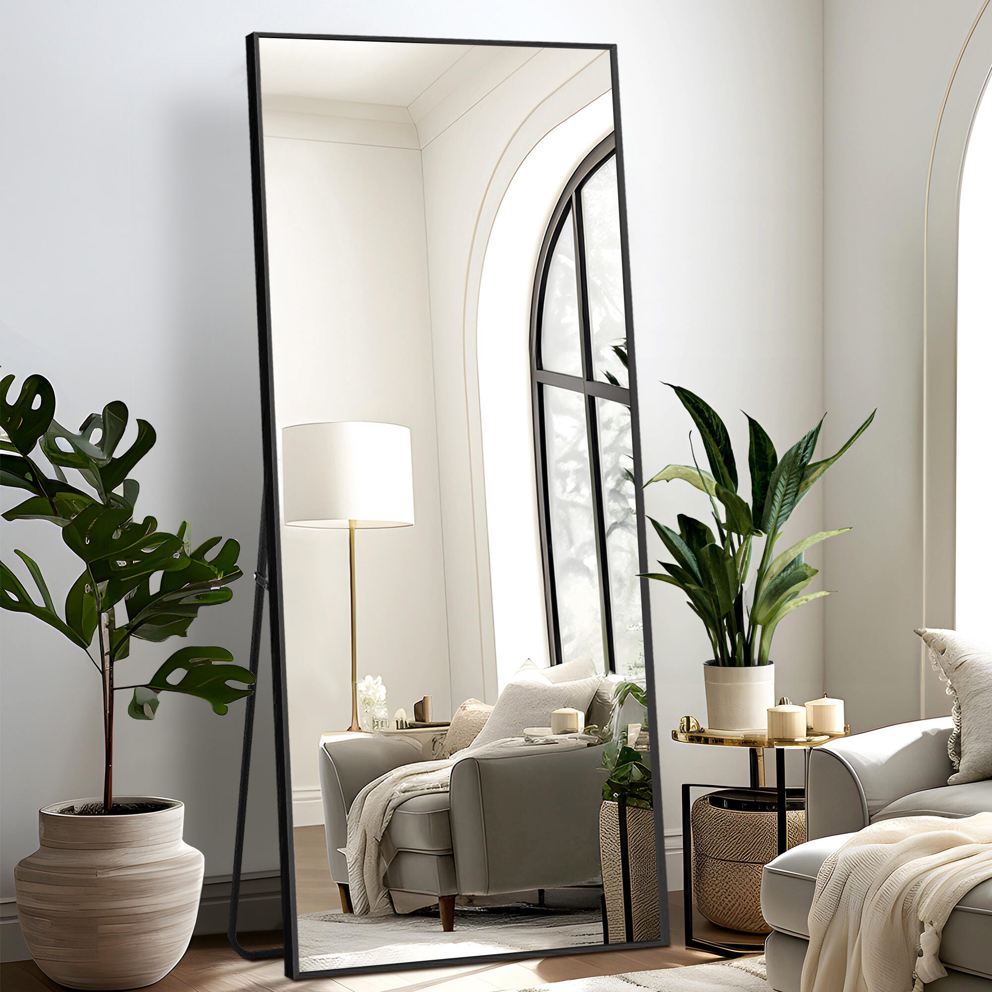 Dulcea 24" x 71" Floor Mirror, , large