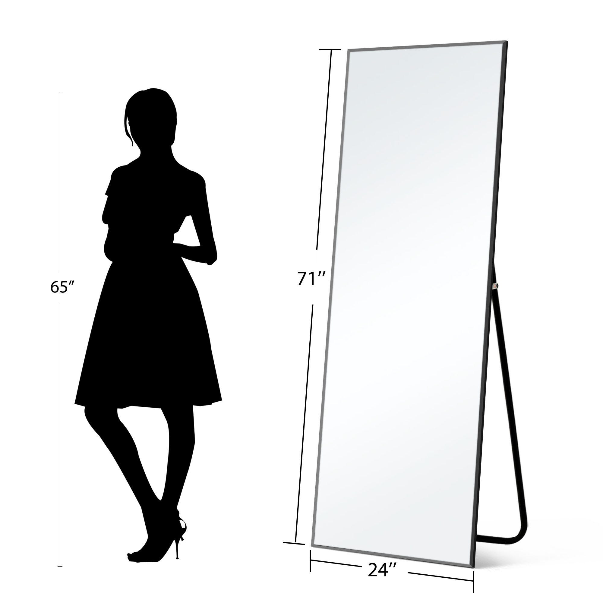 Dulcea 24" x 71" Floor Mirror, , large