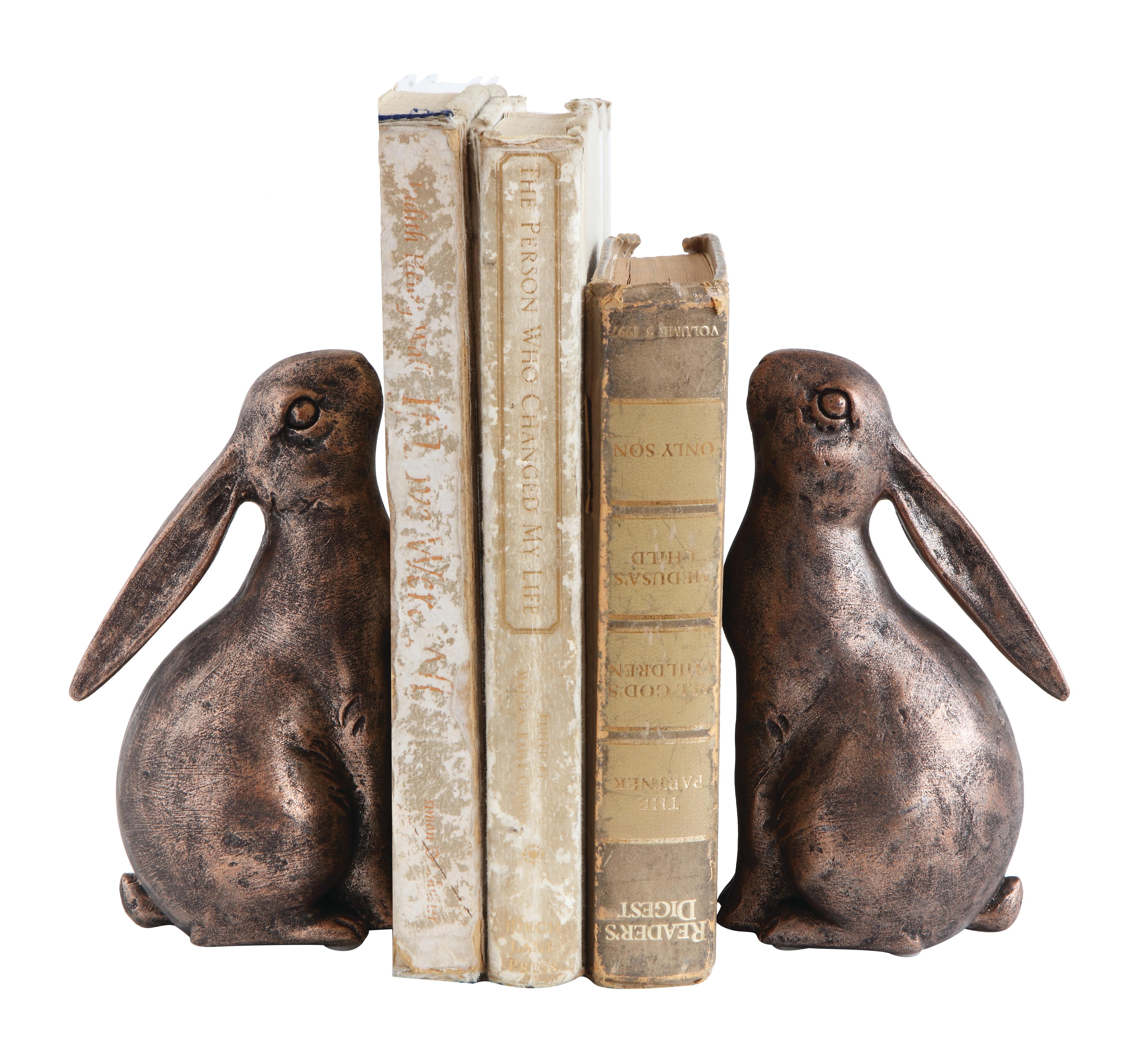 Storied Home Rabbit Bookends (Set of 2), , large