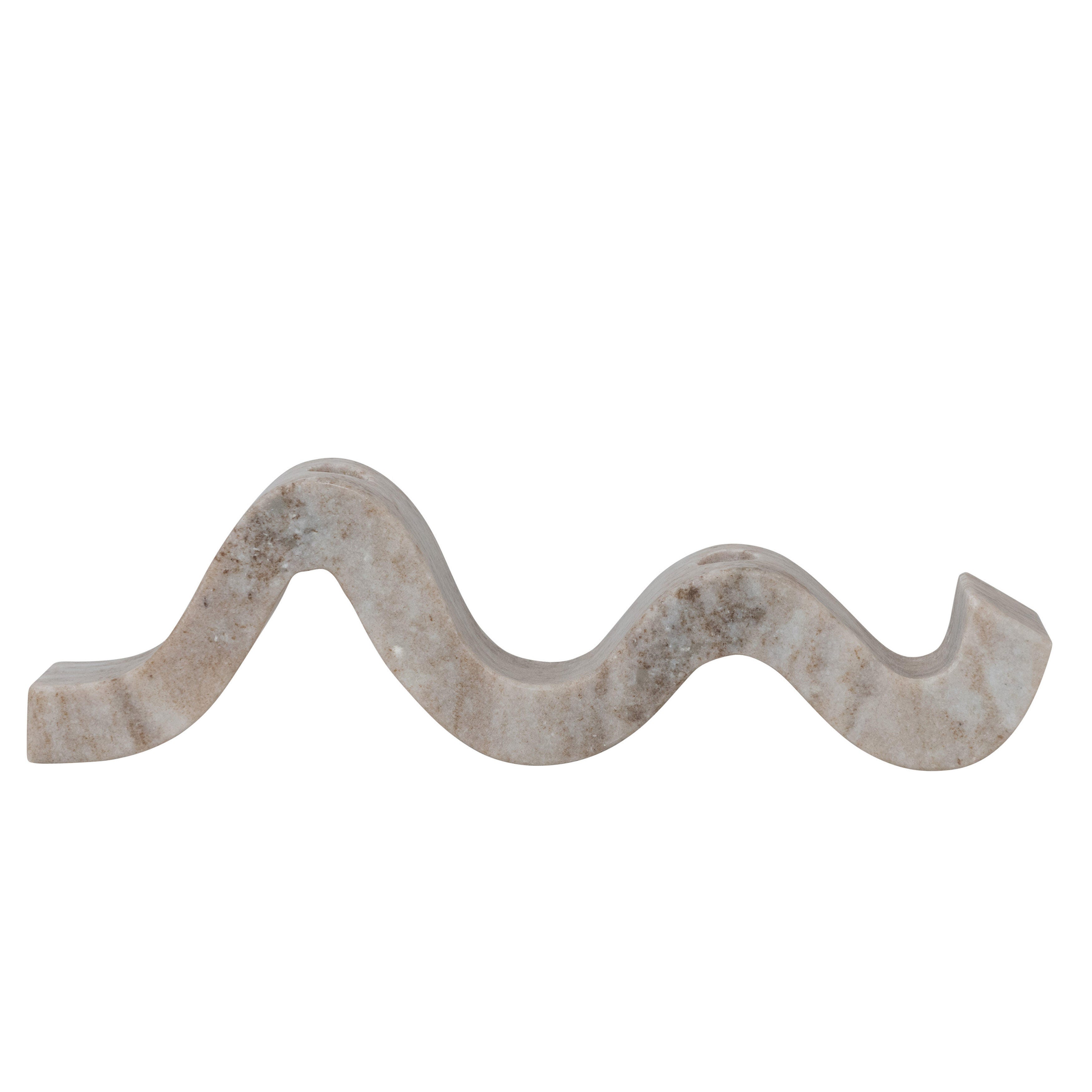 Storied Home Wave Double Taper Candle Holder, , swatch