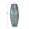 Bayberry Lane Large Mother of Pearl Mosaic Inspired Vase, , large