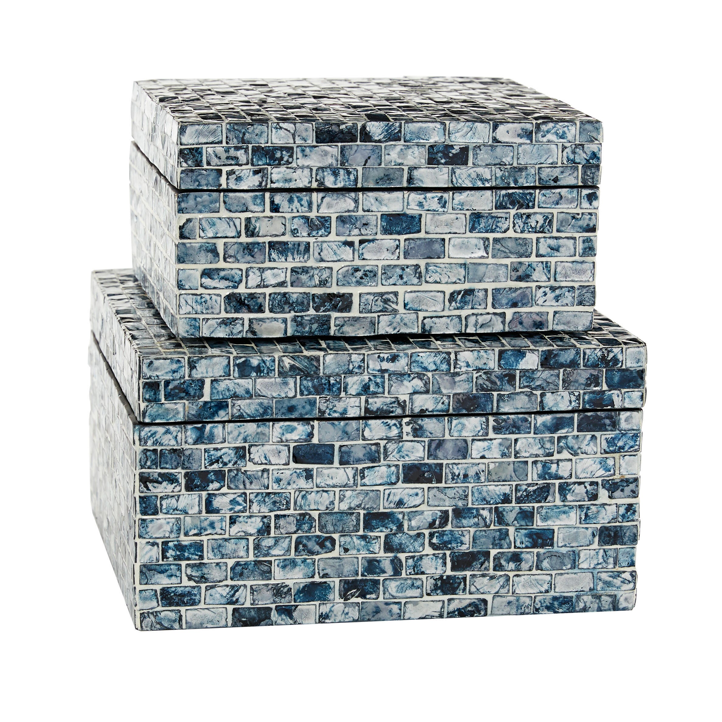 Bayberry Lane Box with Hinged Lid (Set of 2), , large