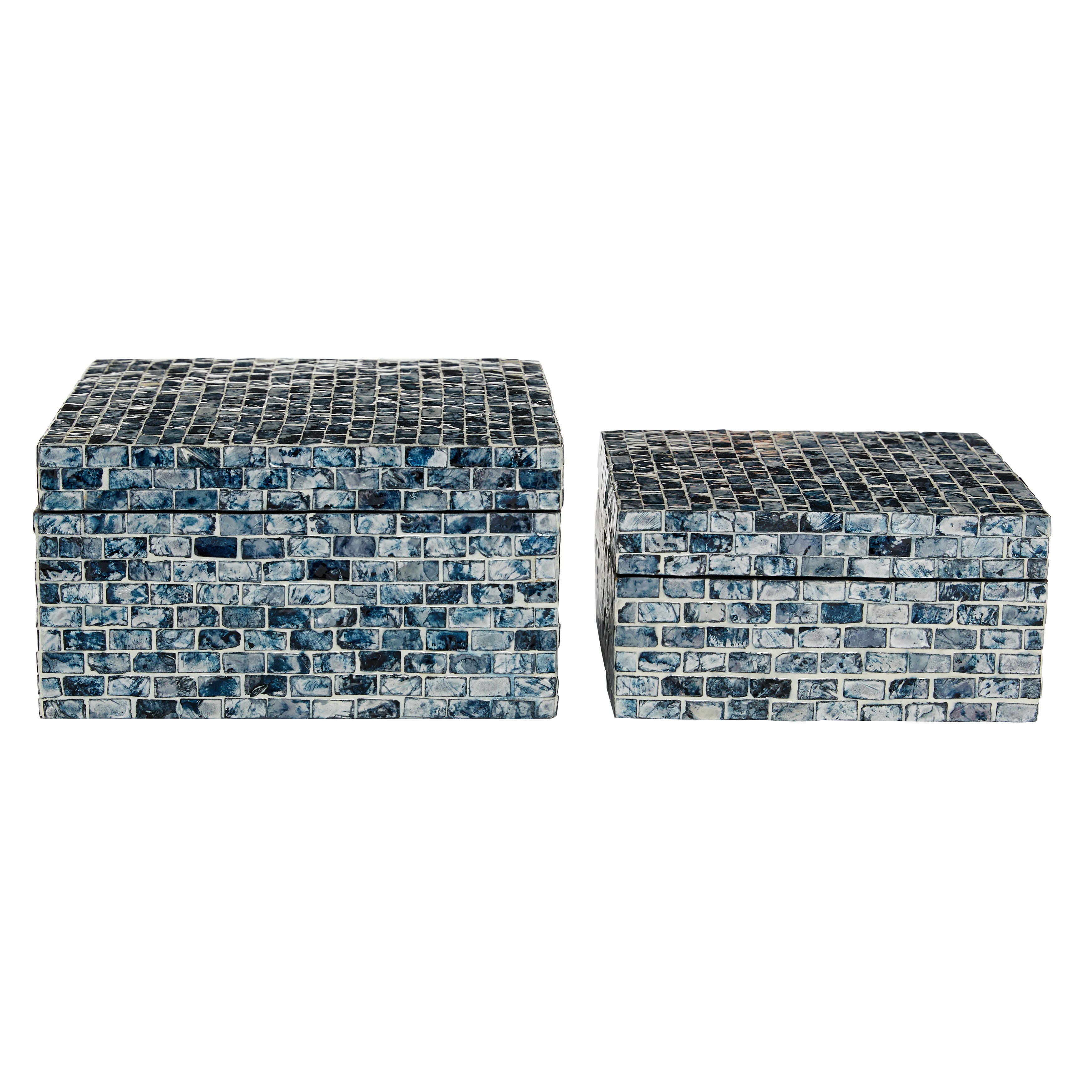 Bayberry Lane Box with Hinged Lid (Set of 2), , large