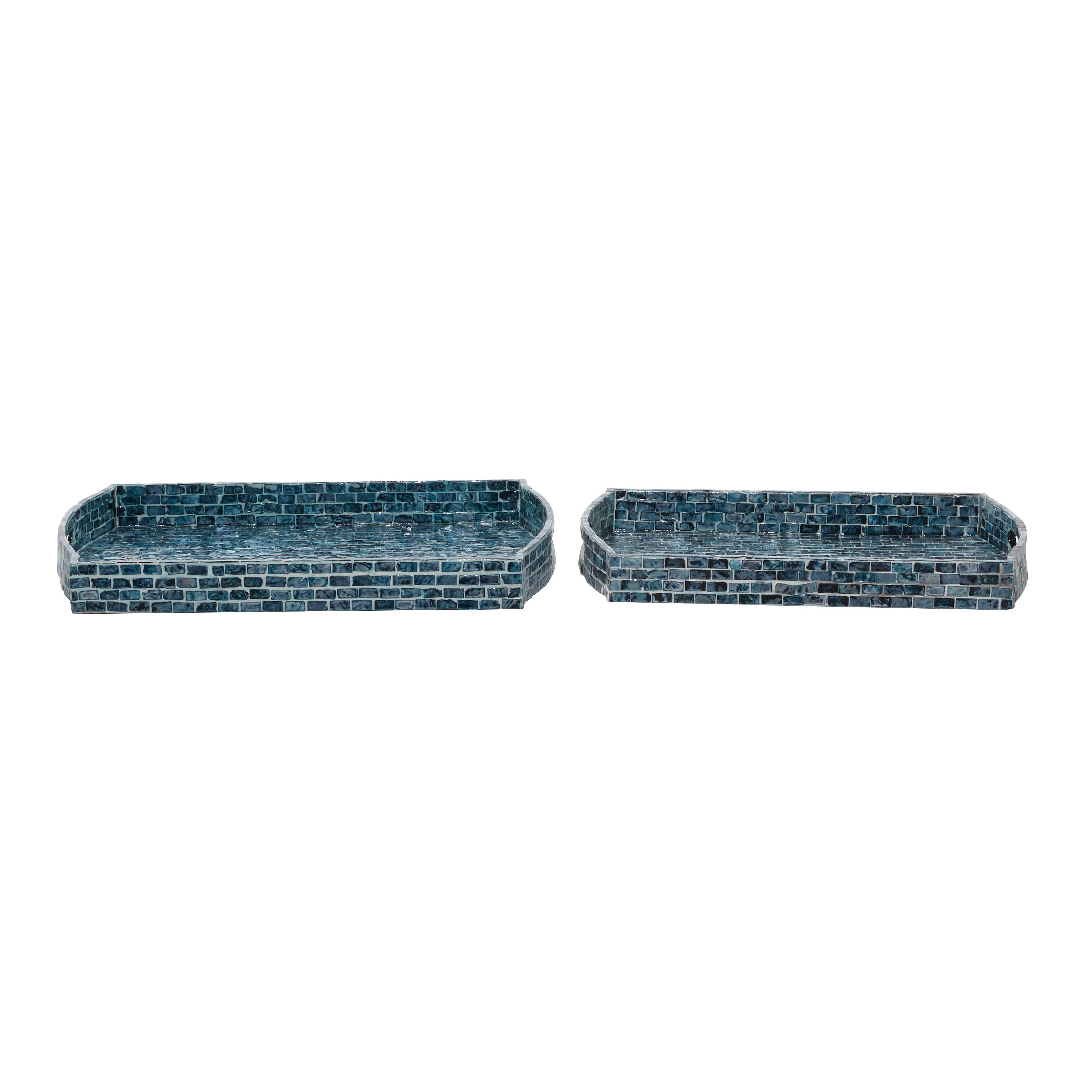 Bayberry Lane Tray with Slot Handles (Set of 2), , large