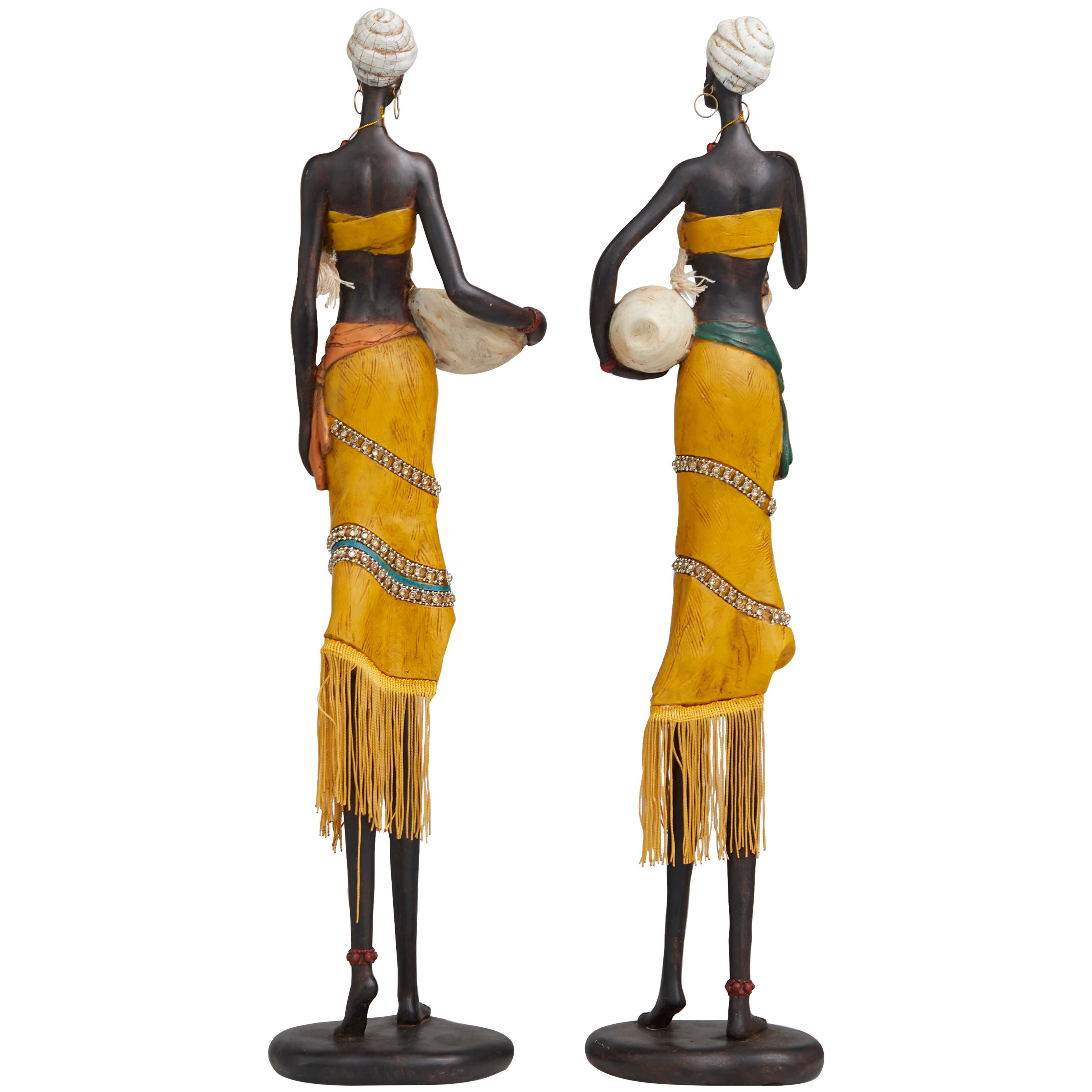 Bayberry Lane African Women with Water Jugs Medium Sculpture (Set