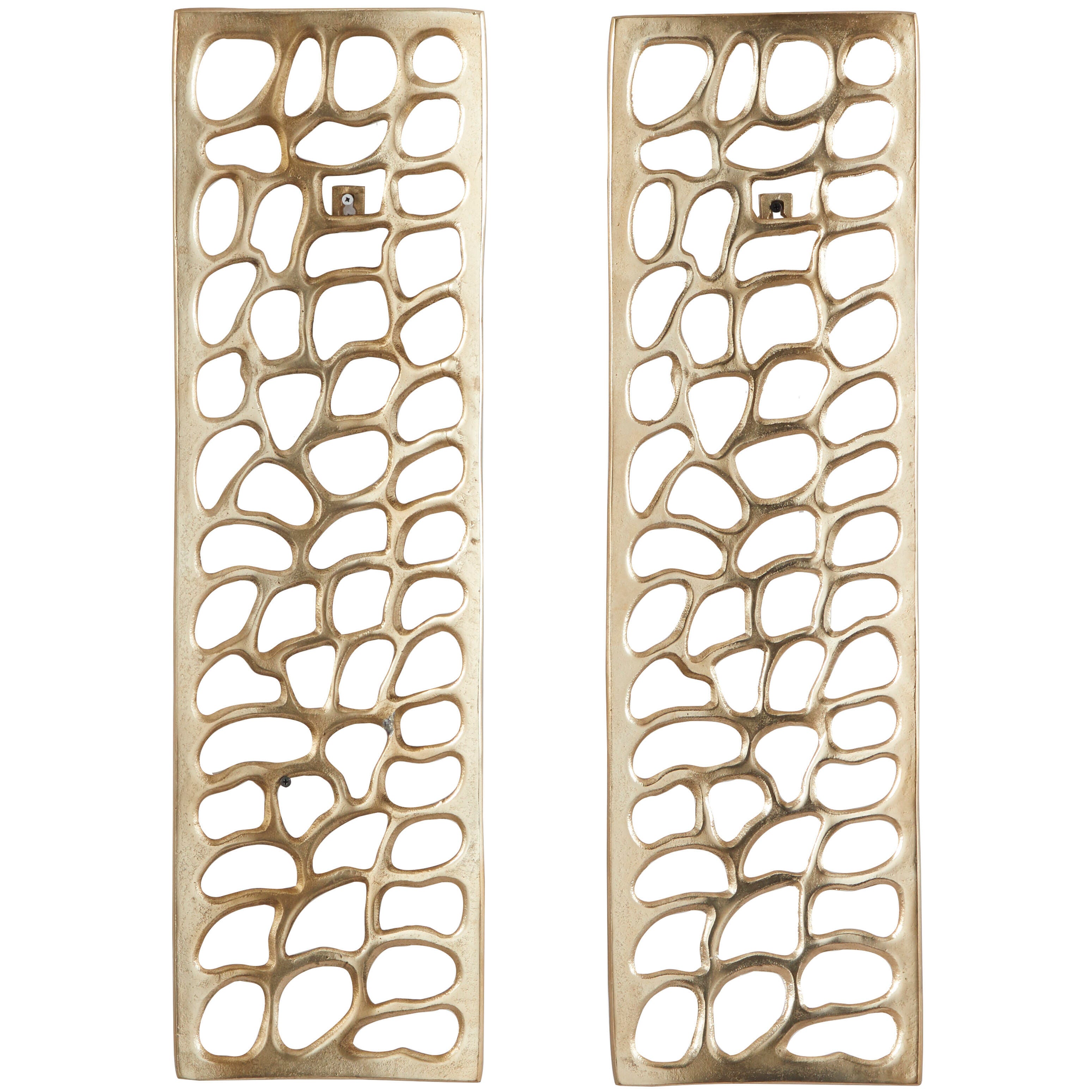Bayberry Lane Abstract Cutouts Wall Decor (Set of 2) 7" W X 22"H, , large