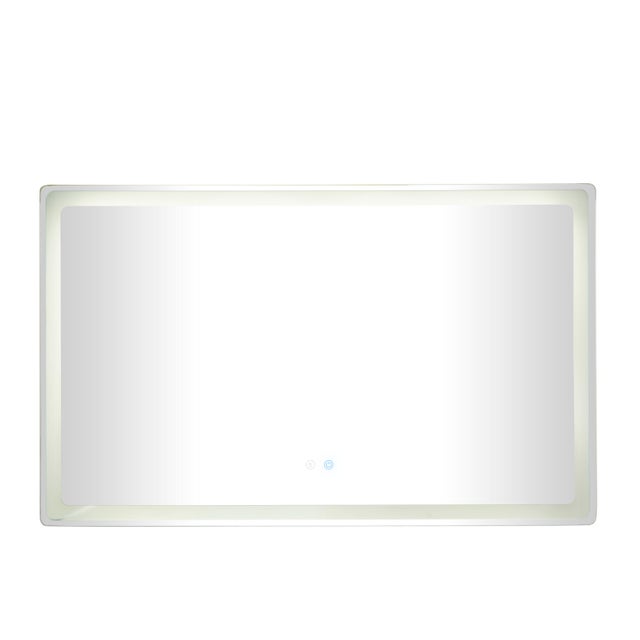 Bayberry Lane Anti Fog Mirror with LED Light 51"W X 32"H, Silver