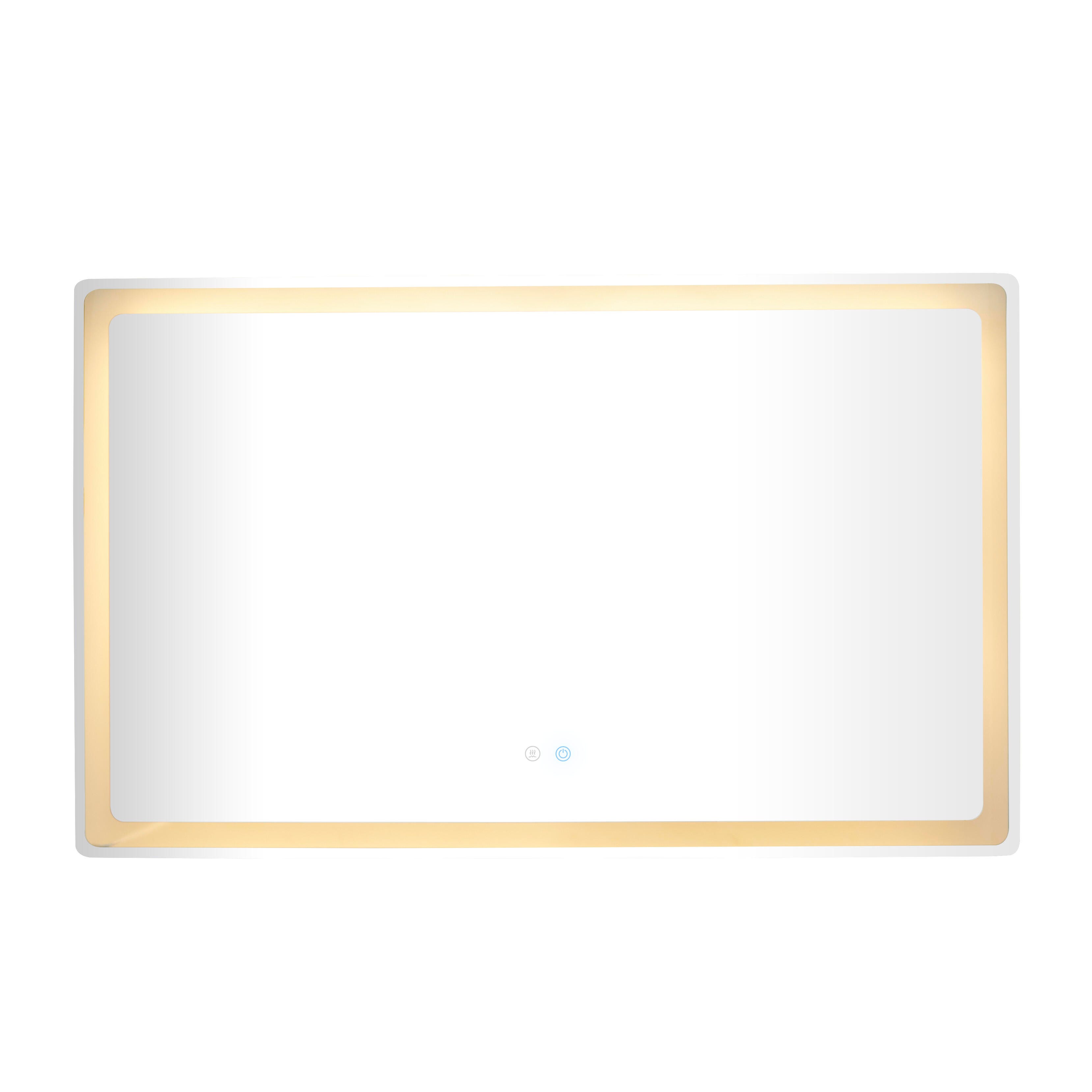 Bayberry Lane Anti Fog Mirror with LED Light 51"W X 32"H, , large