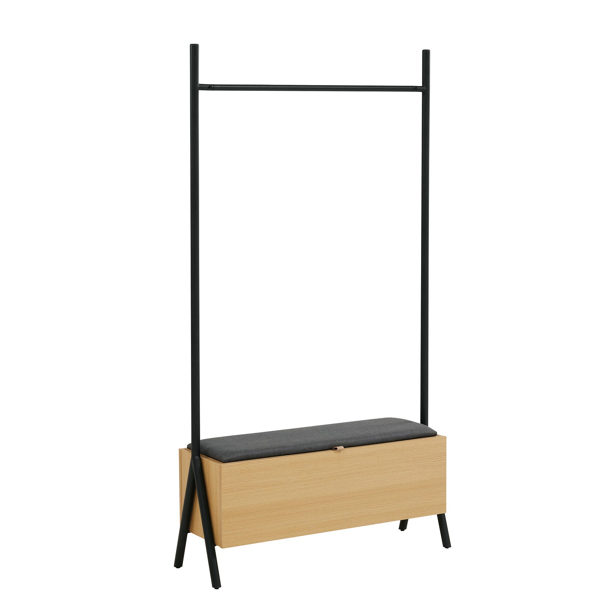 Manhattan Comfort Paloma Open Hanging Closet with Storage, , large