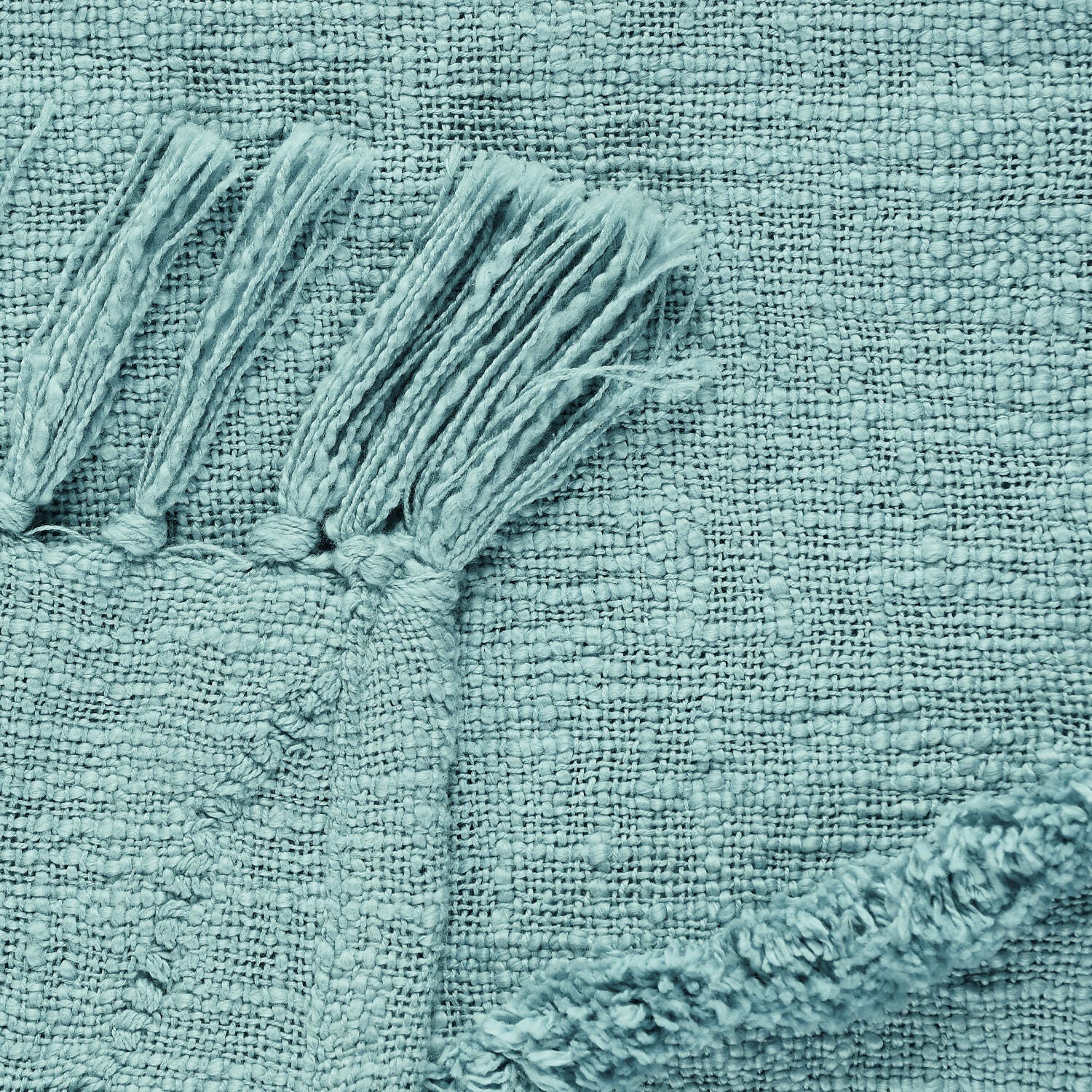 Diamond Solid Throw Blanket, Light Blue, large