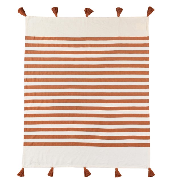 Harbor Striped Throw Blanket