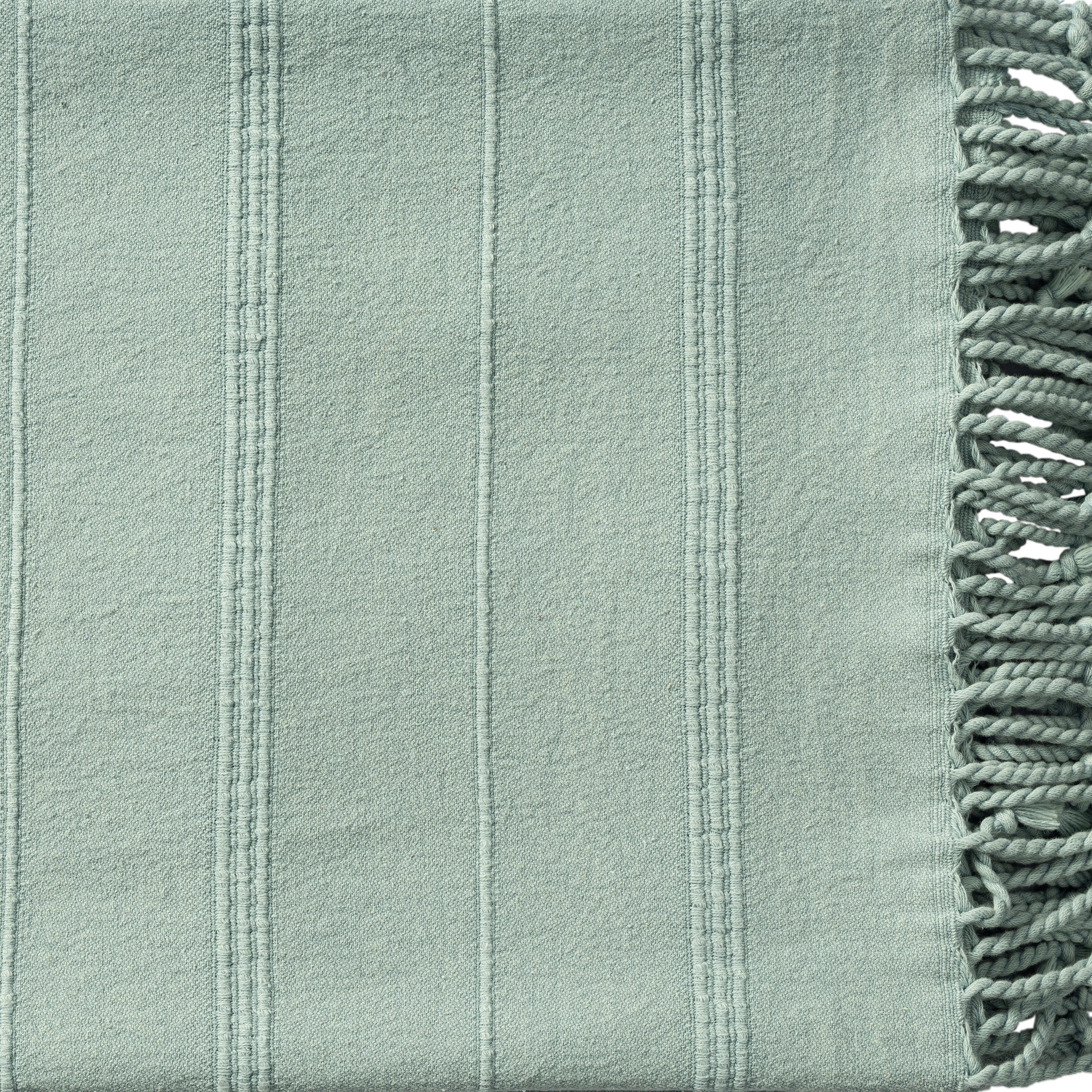 Silas Striped Throw Blanket, Green, large