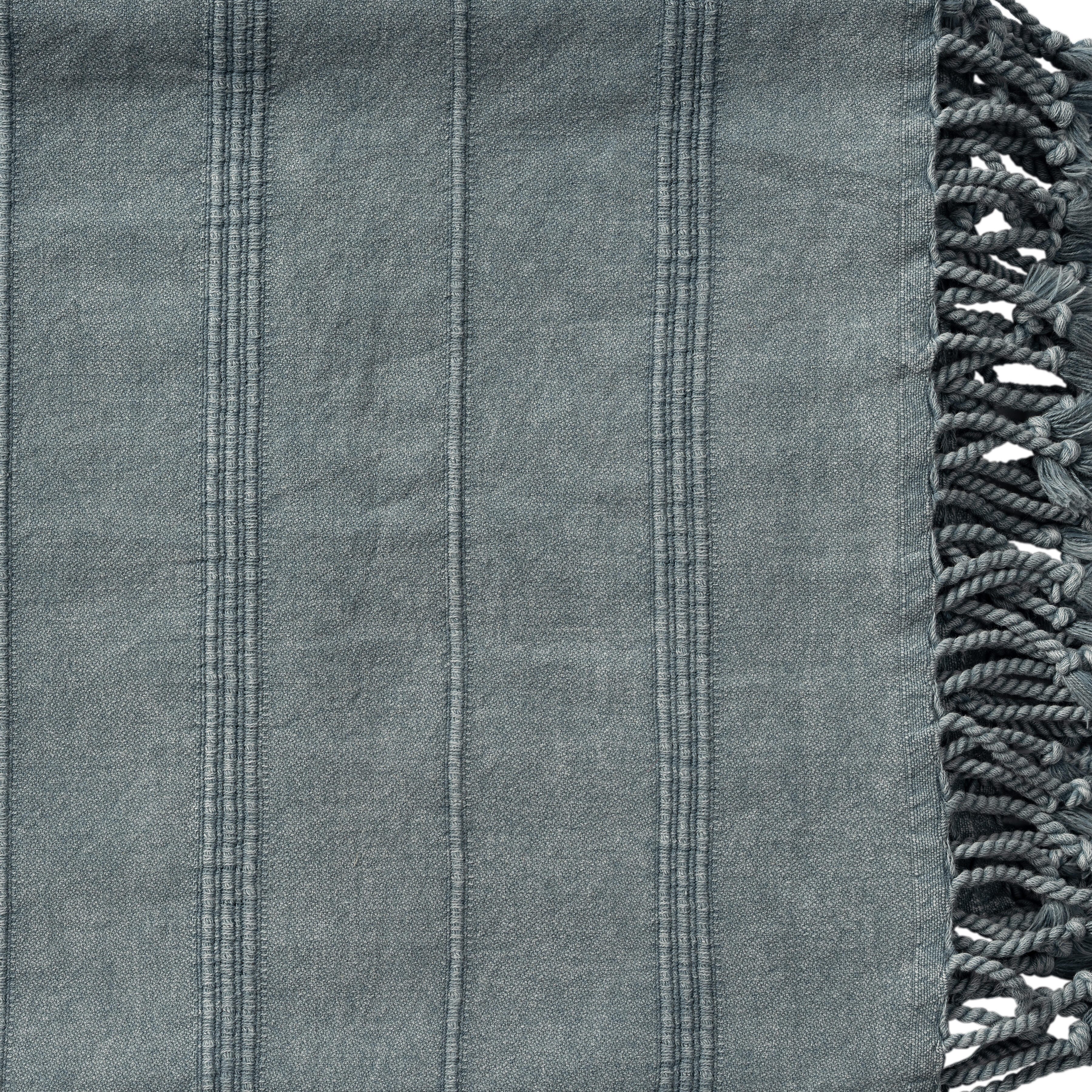 Silas Striped Throw Blanket, Gray, large