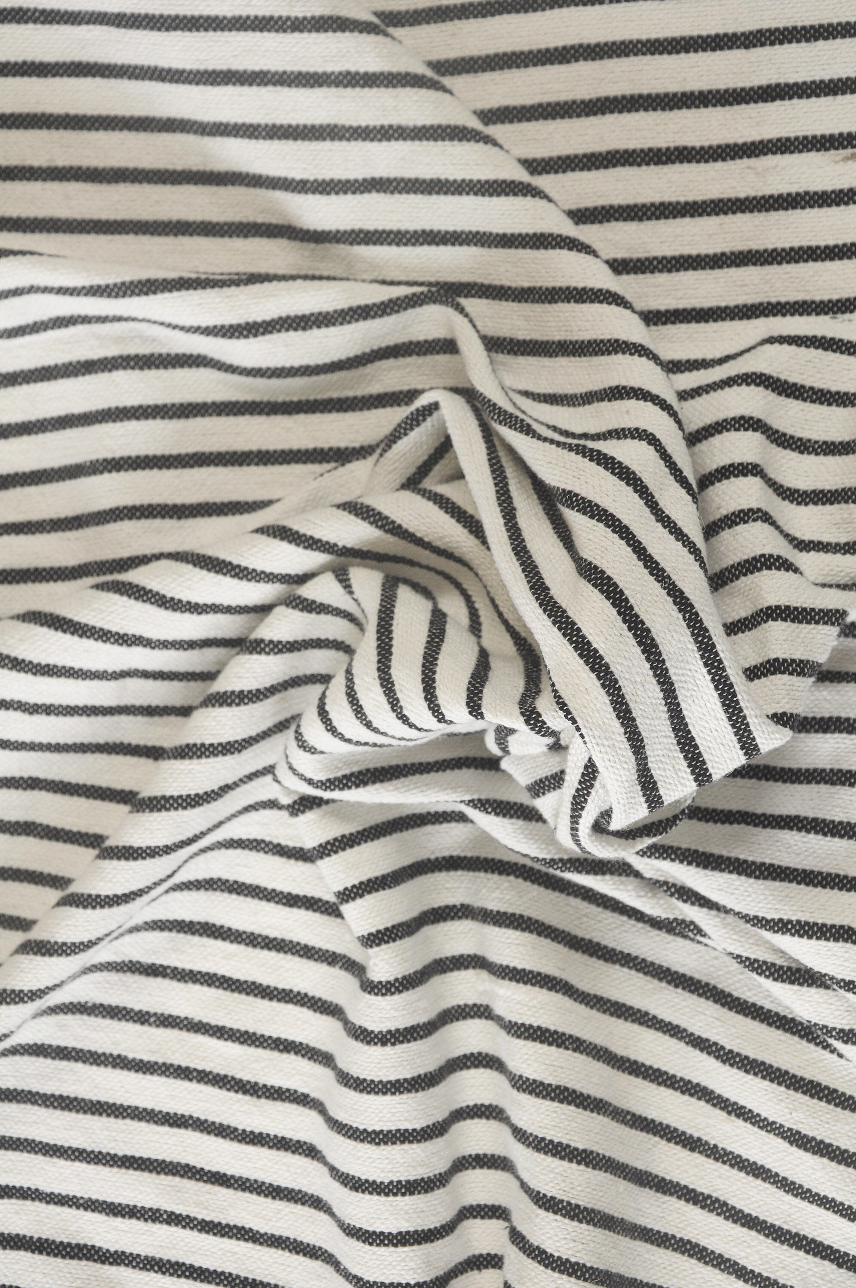 Insignia Striped Throw Blanket, Black, large