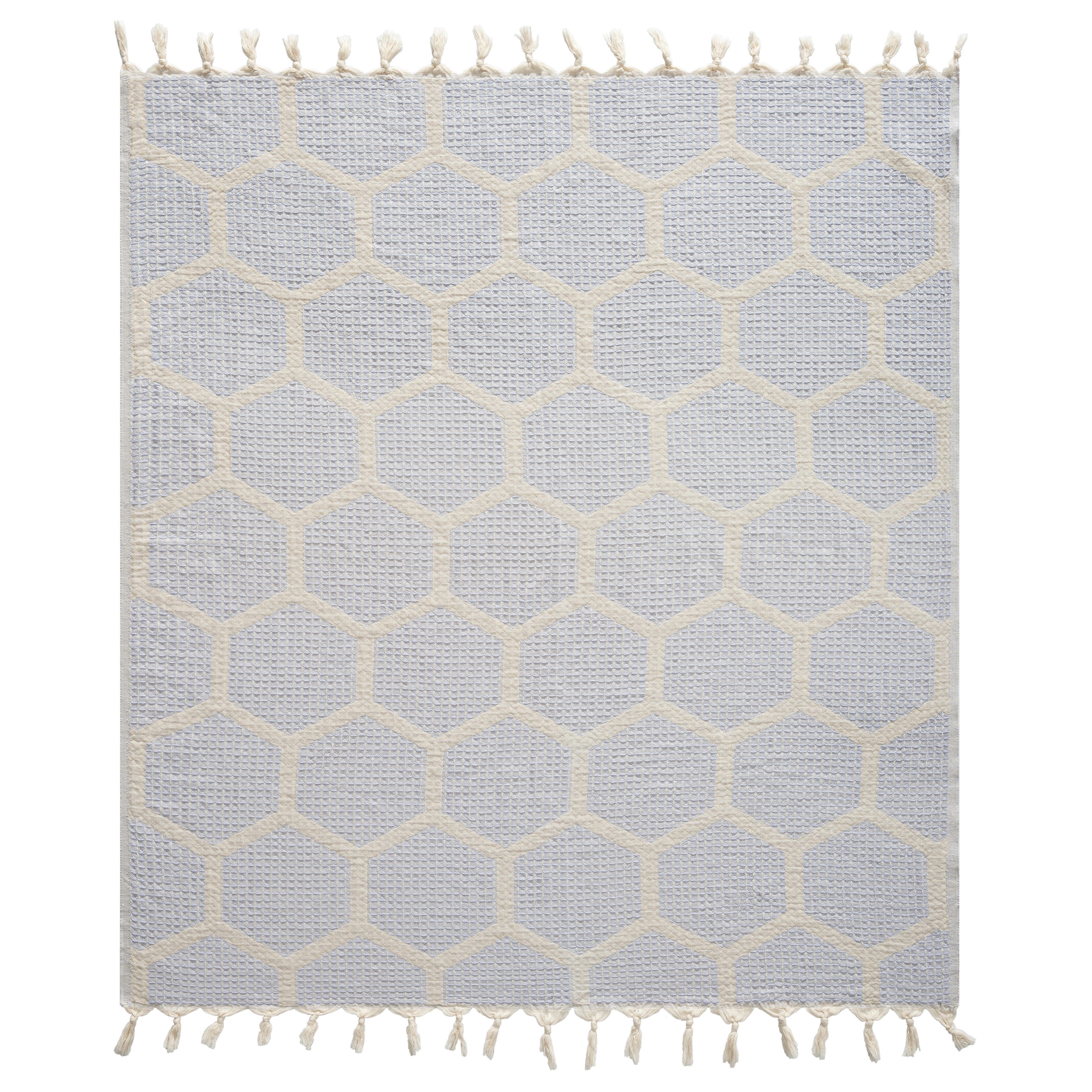 Avery Geometric Throw Blanket, Purple, large