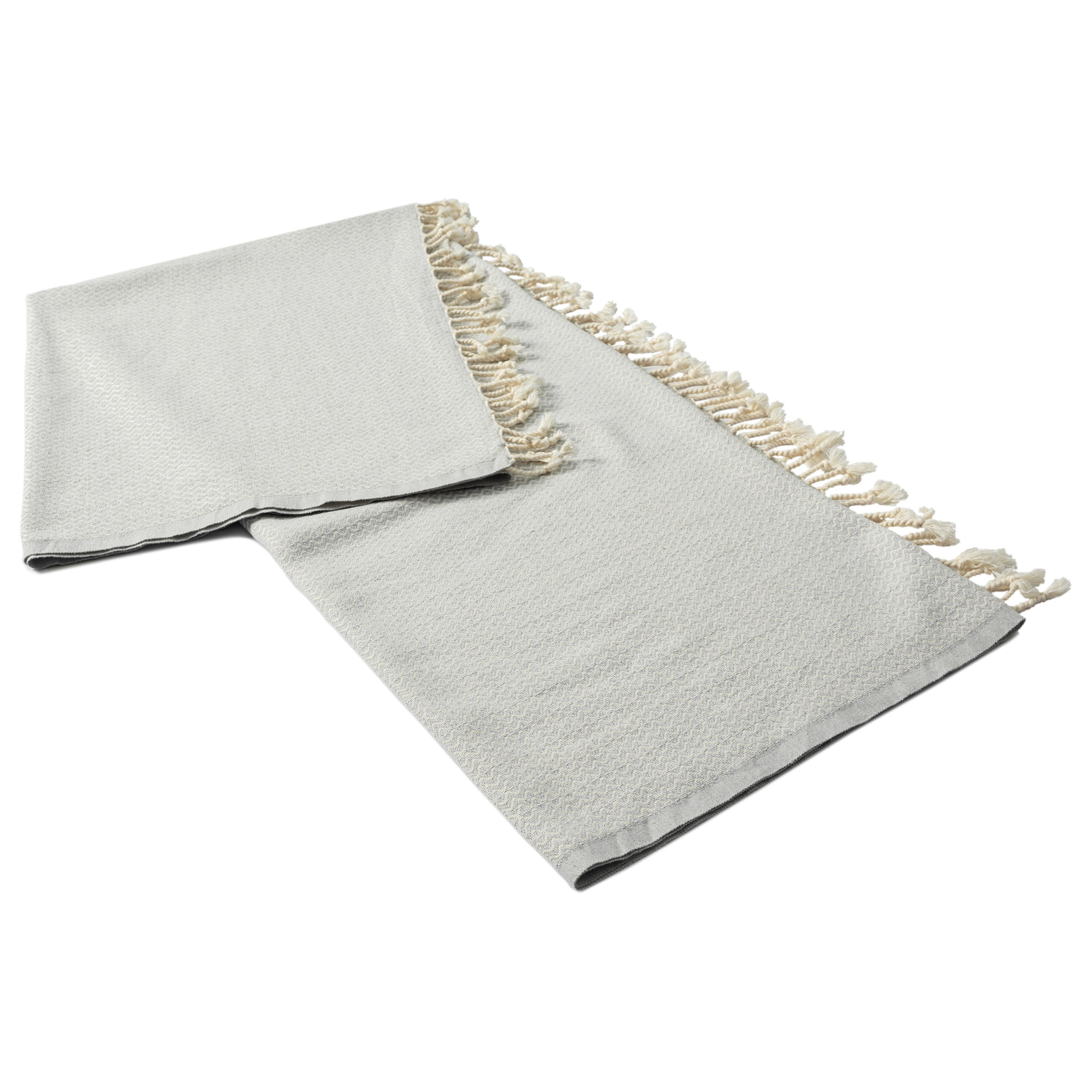 Sadie Diamond Throw Blanket, Gray, large