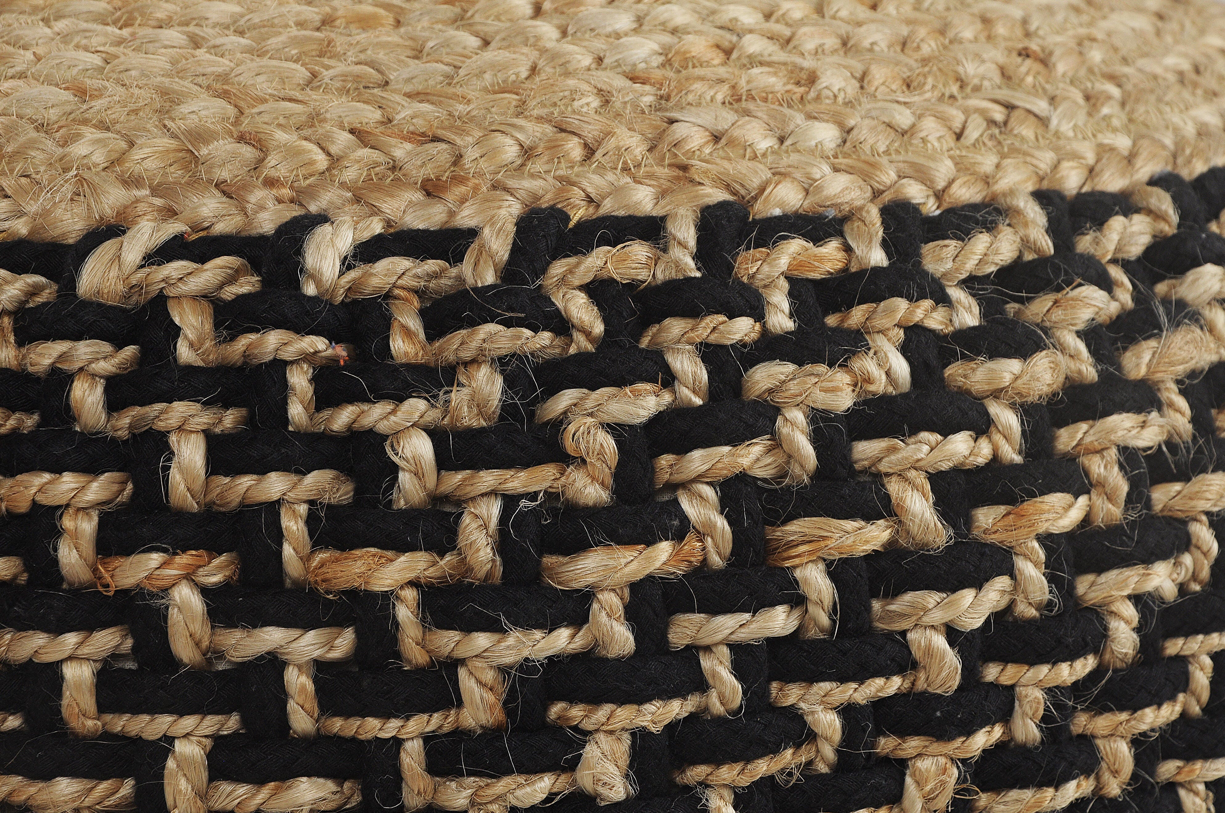 Spruce Geometric Pouf, , swatch