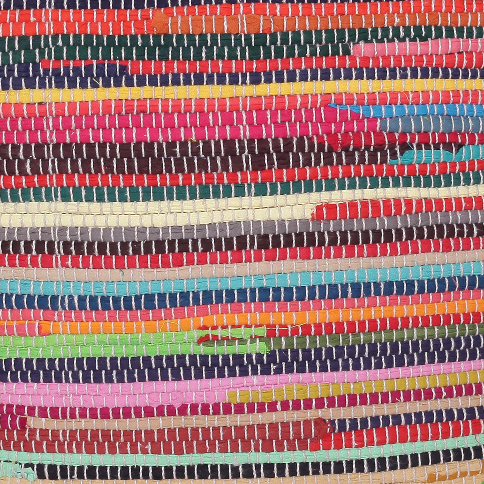 Andros Striped Cube Pouf, , swatch