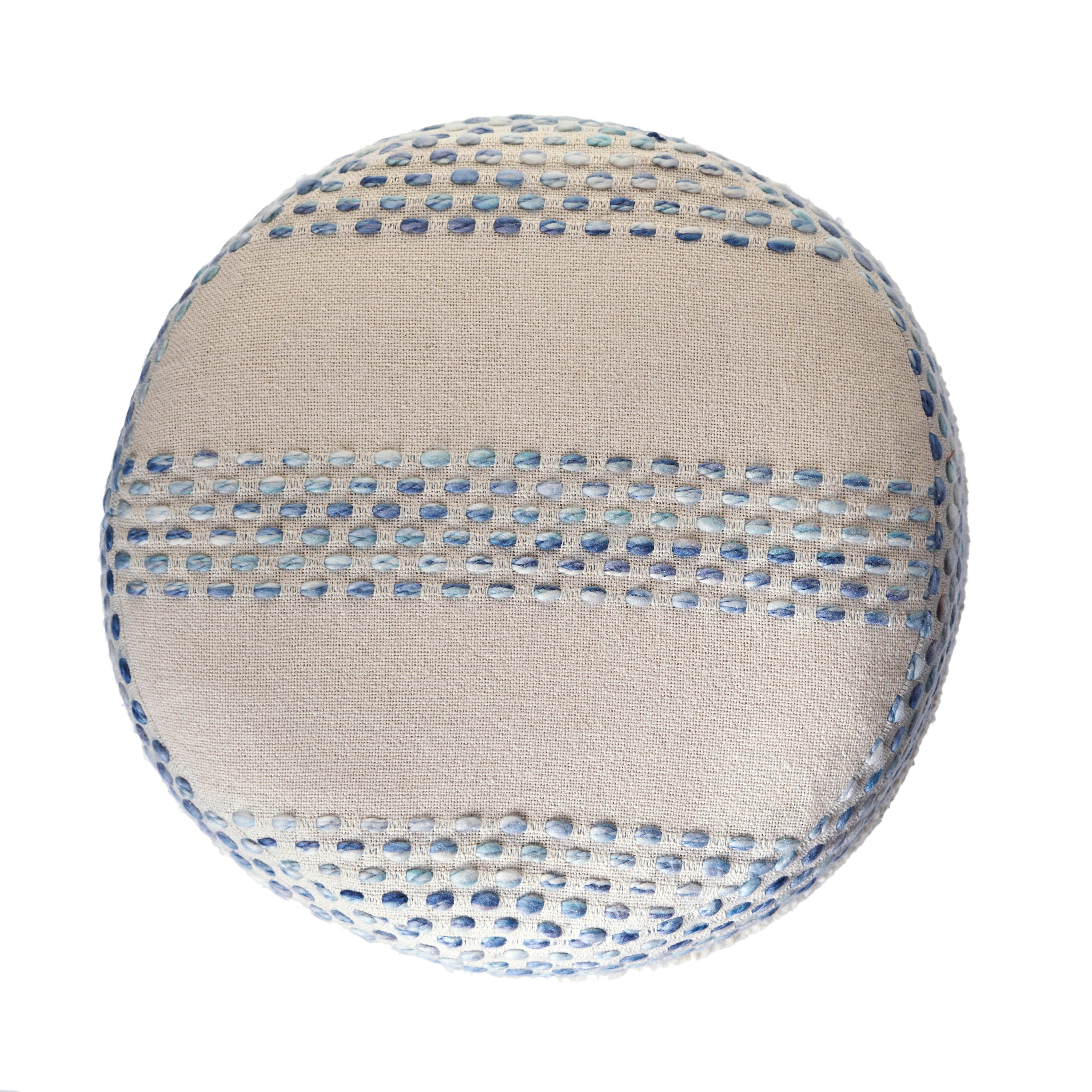 Enigma Striped Pouf, , large