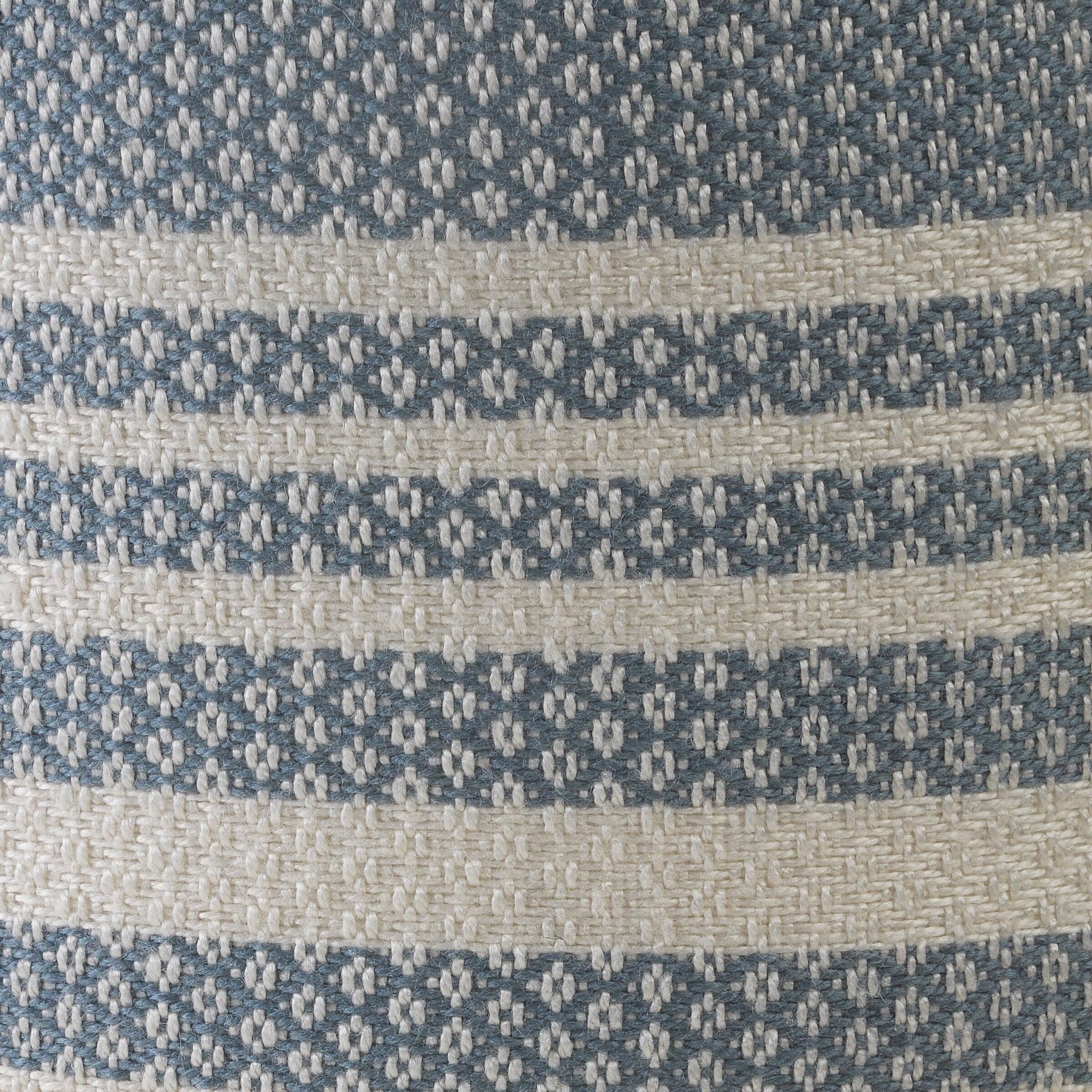 Atlantis Striped Indoor/Outdoor Pouf, , swatch