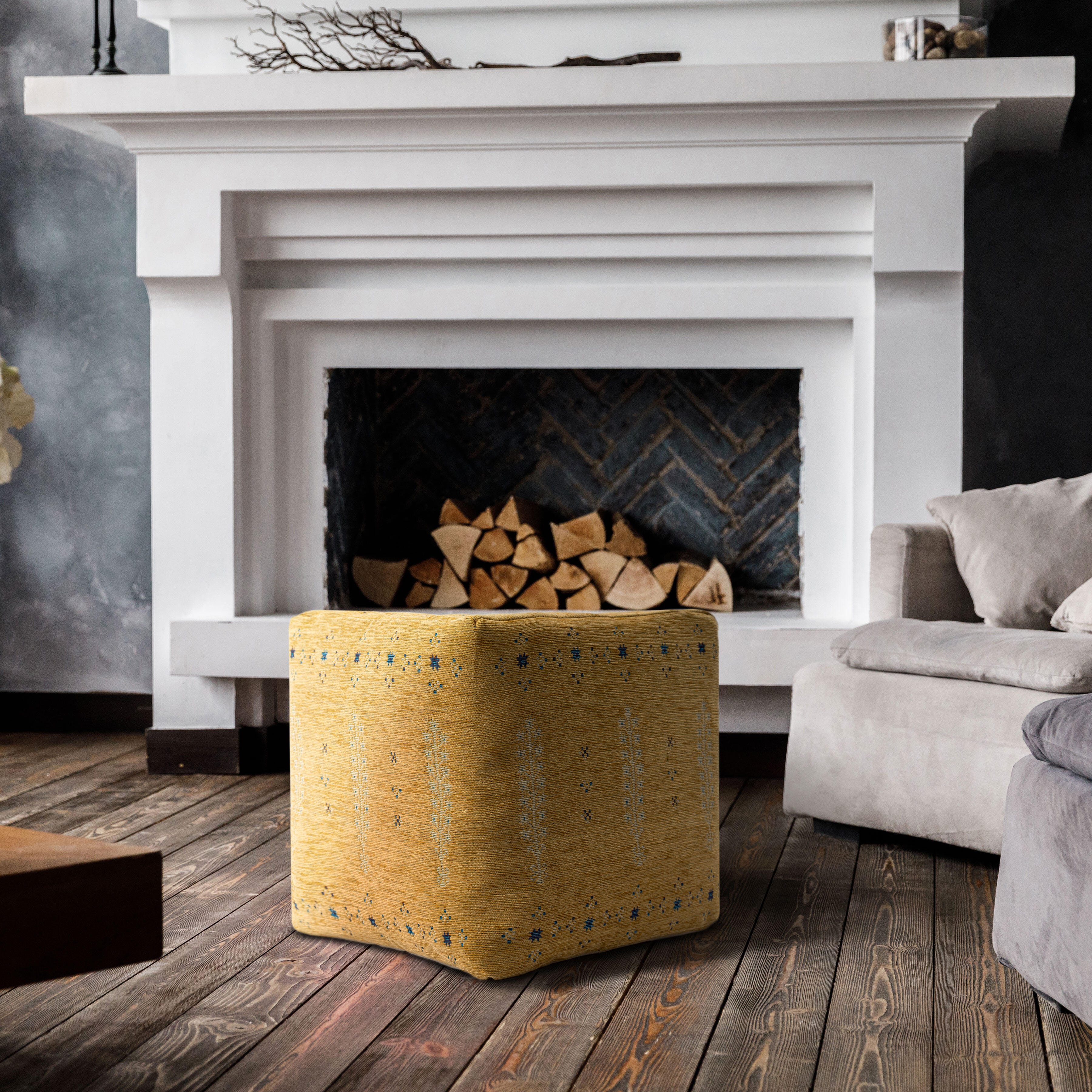 Milano Border Pouf, , large