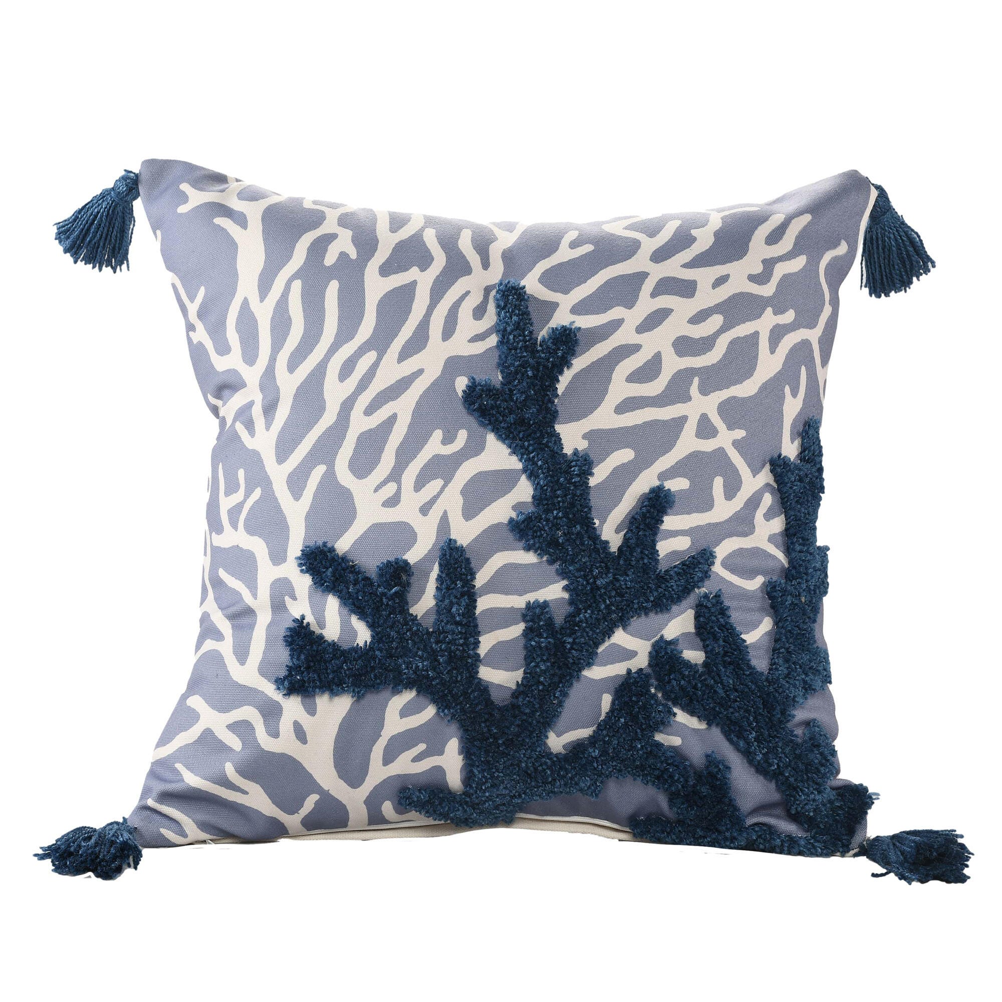 Suvii Home Scarlett Coral Reef Decorative Throw Pillow, , large