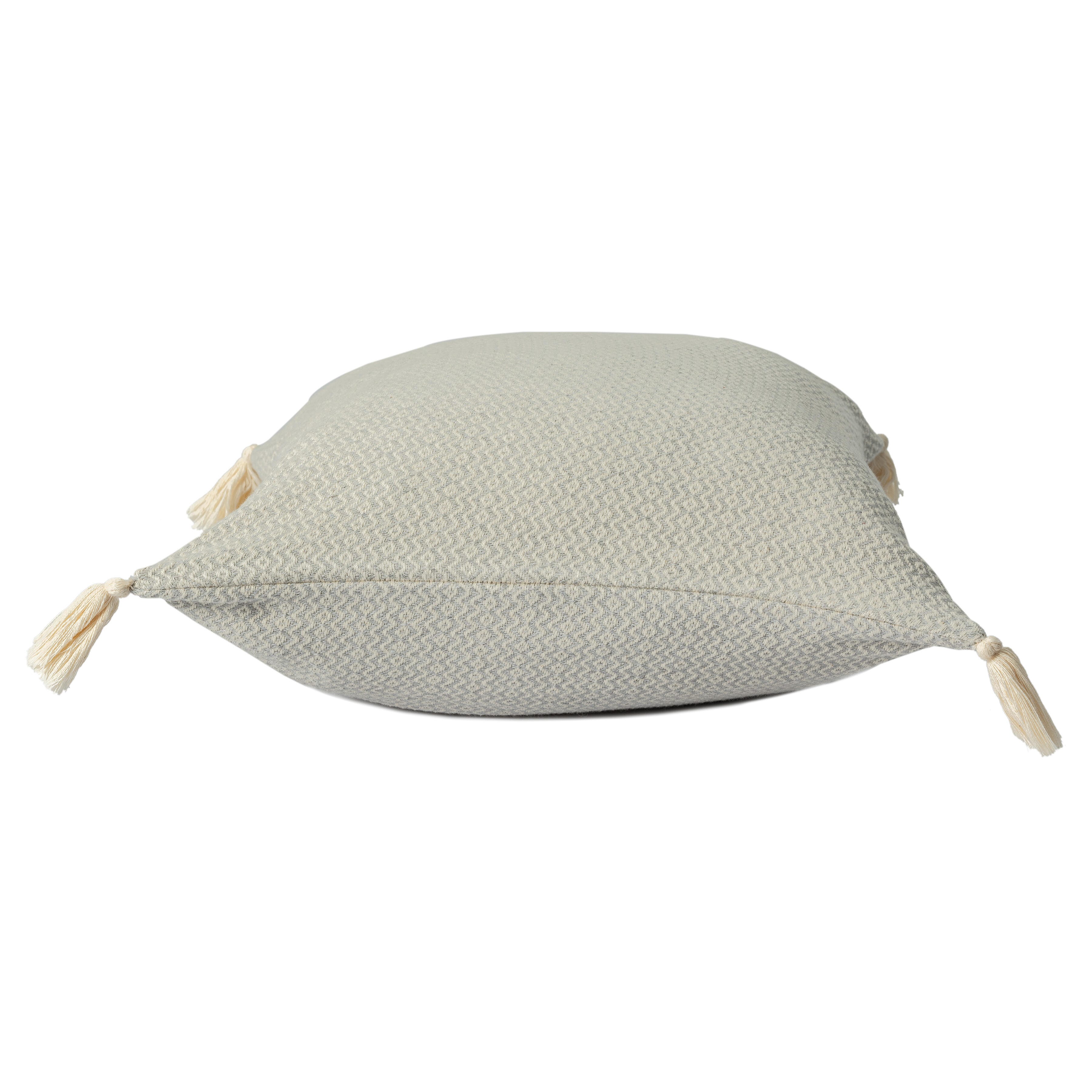 Suvii Home Ruby Decorative Throw Pillow, Light Gray, large