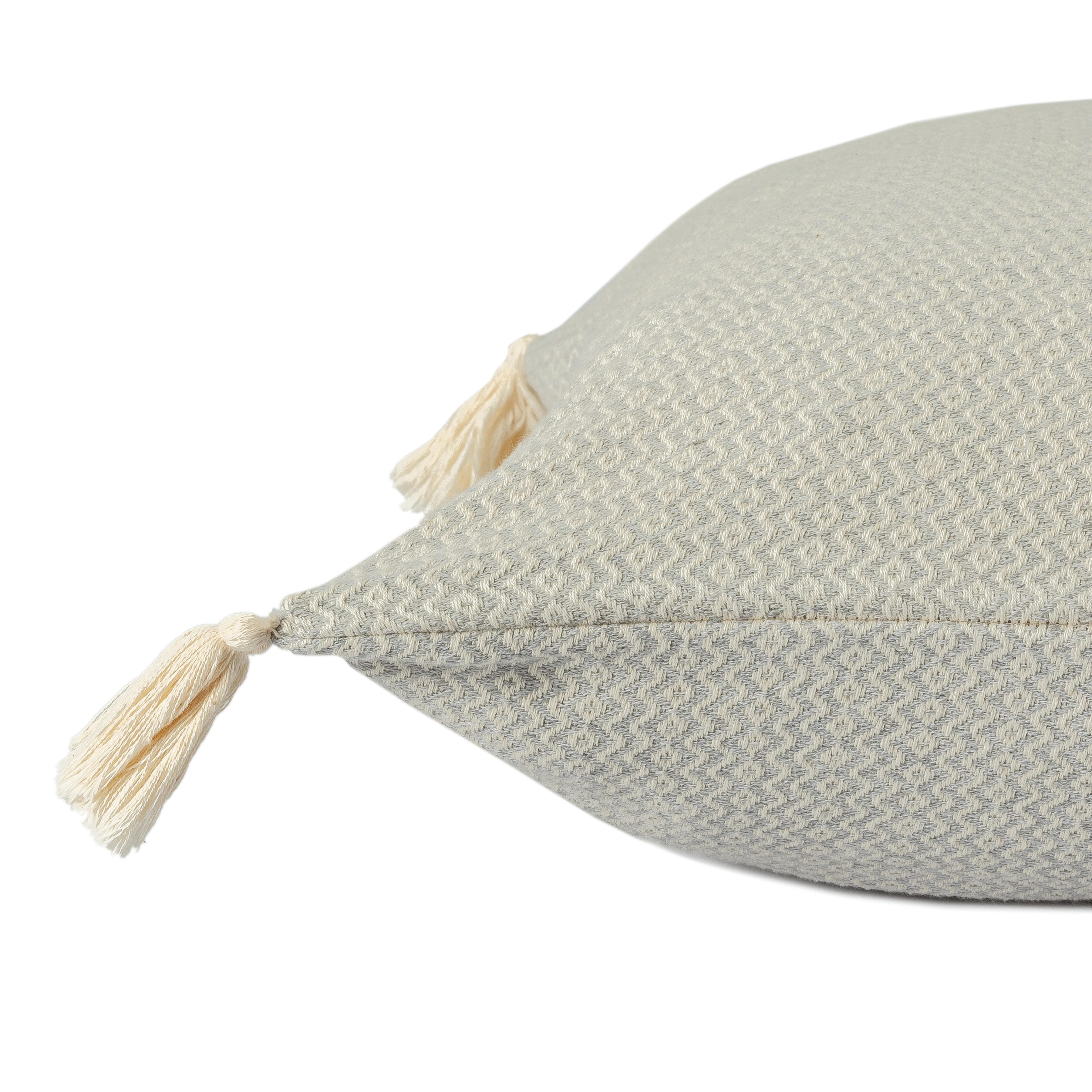 Suvii Home Ruby Decorative Throw Pillow, Light Gray, large