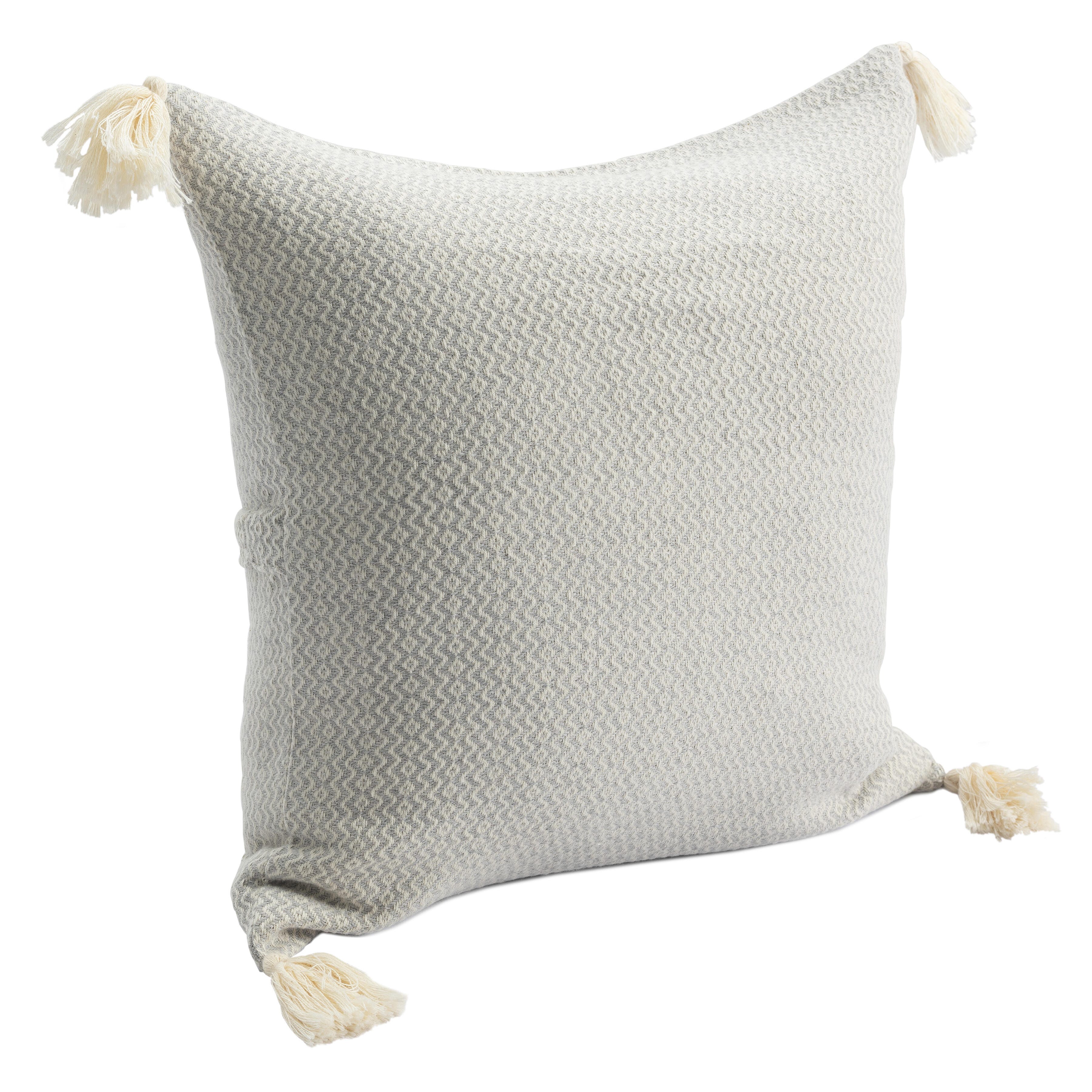 Suvii Home Ruby Decorative Throw Pillow, Light Gray, large