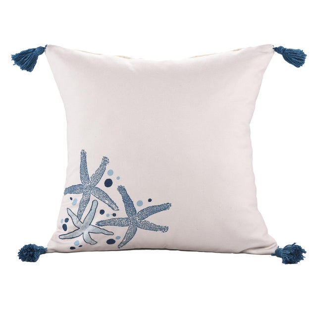 Suvii Home Scarlett Starfish Decorative Throw Pillow