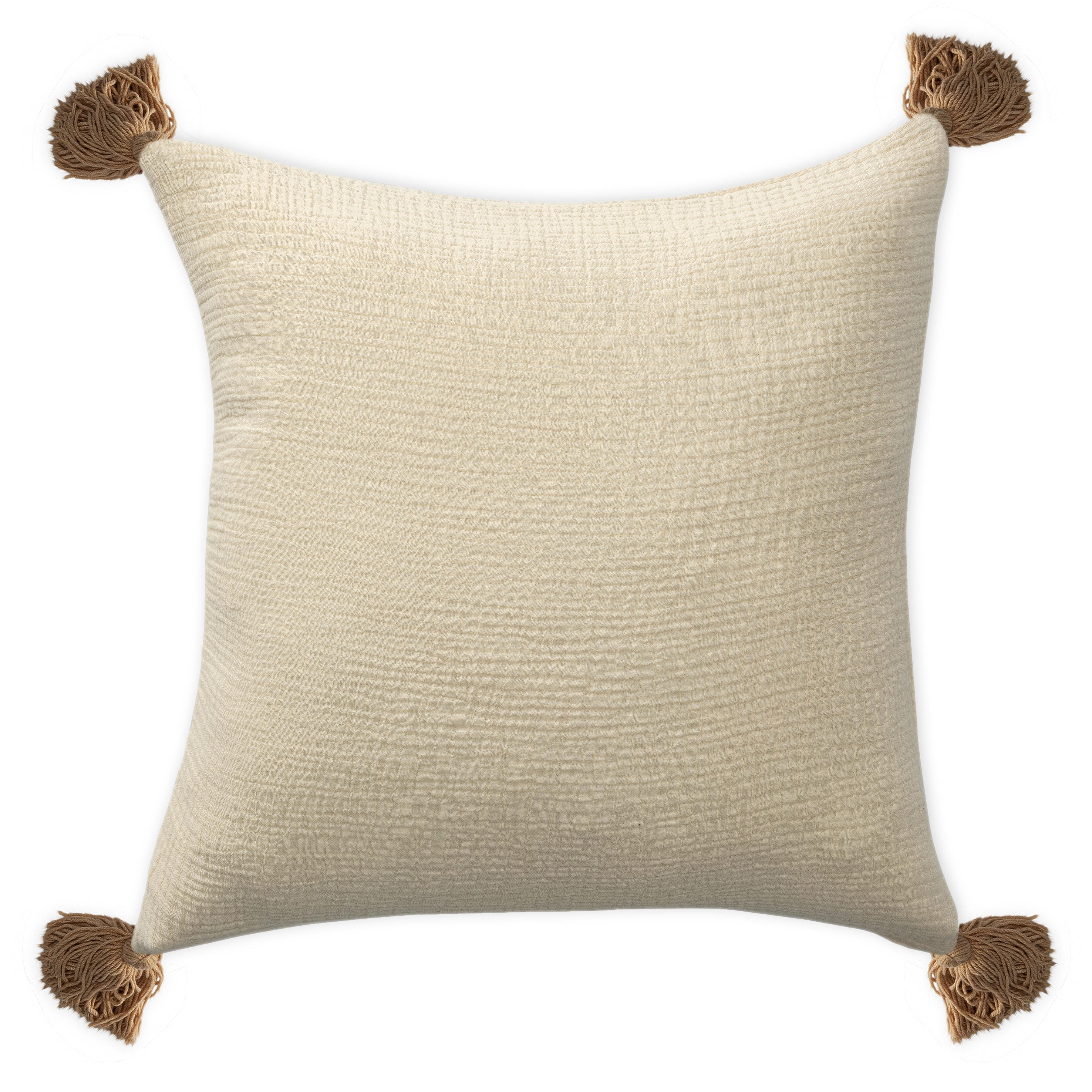 Suvii Home Alaina Decorative Throw Pillow, Natural, large