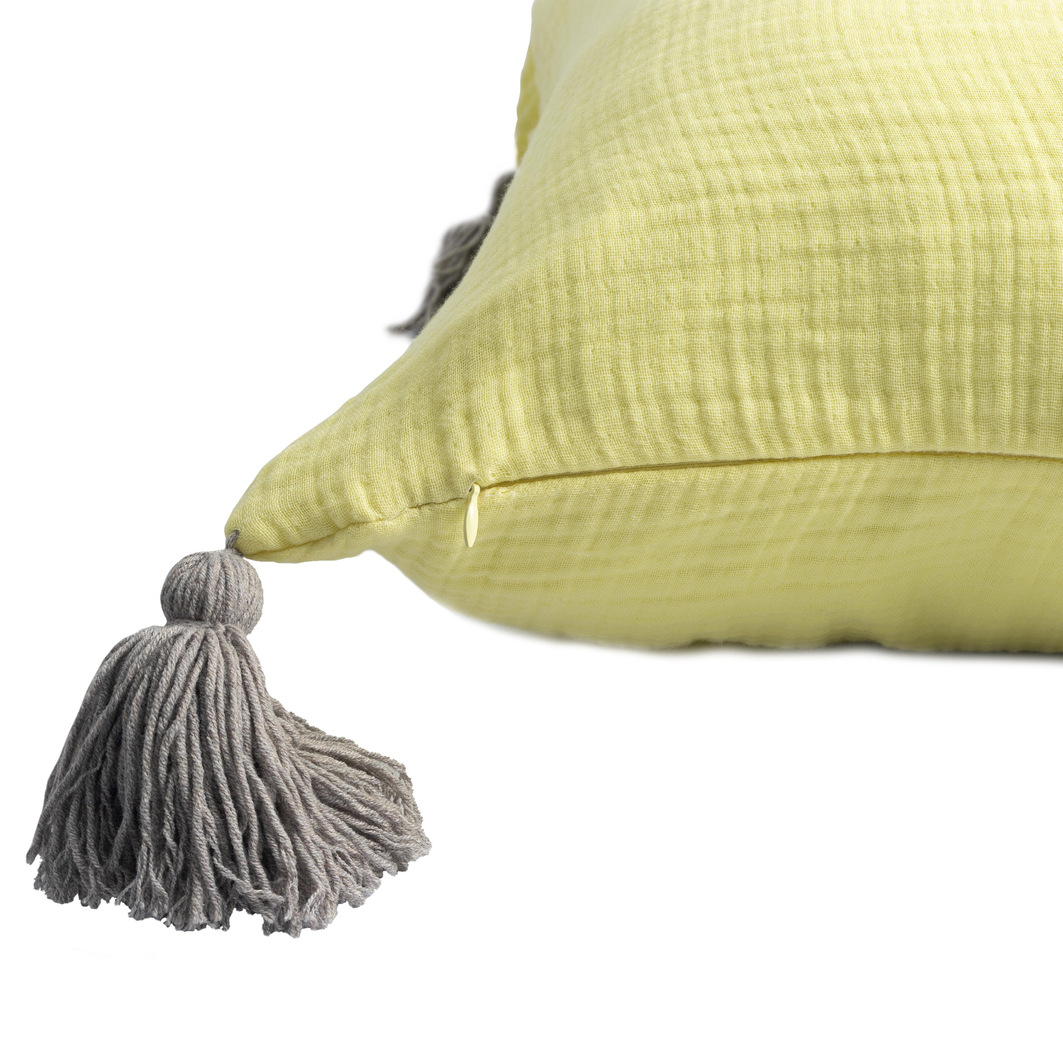 Suvii Home Alaina Decorative Throw Pillow, Lemonade, large